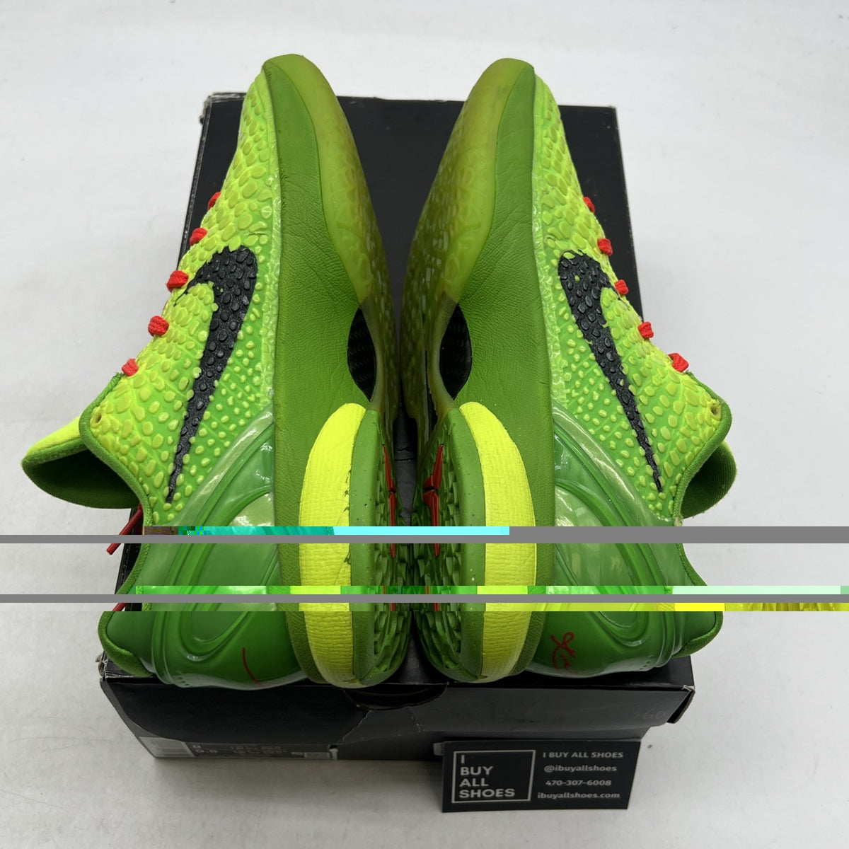Size 8 - Nike Zoom Kobe 6 Protro Low Grinch (CW2190-300)