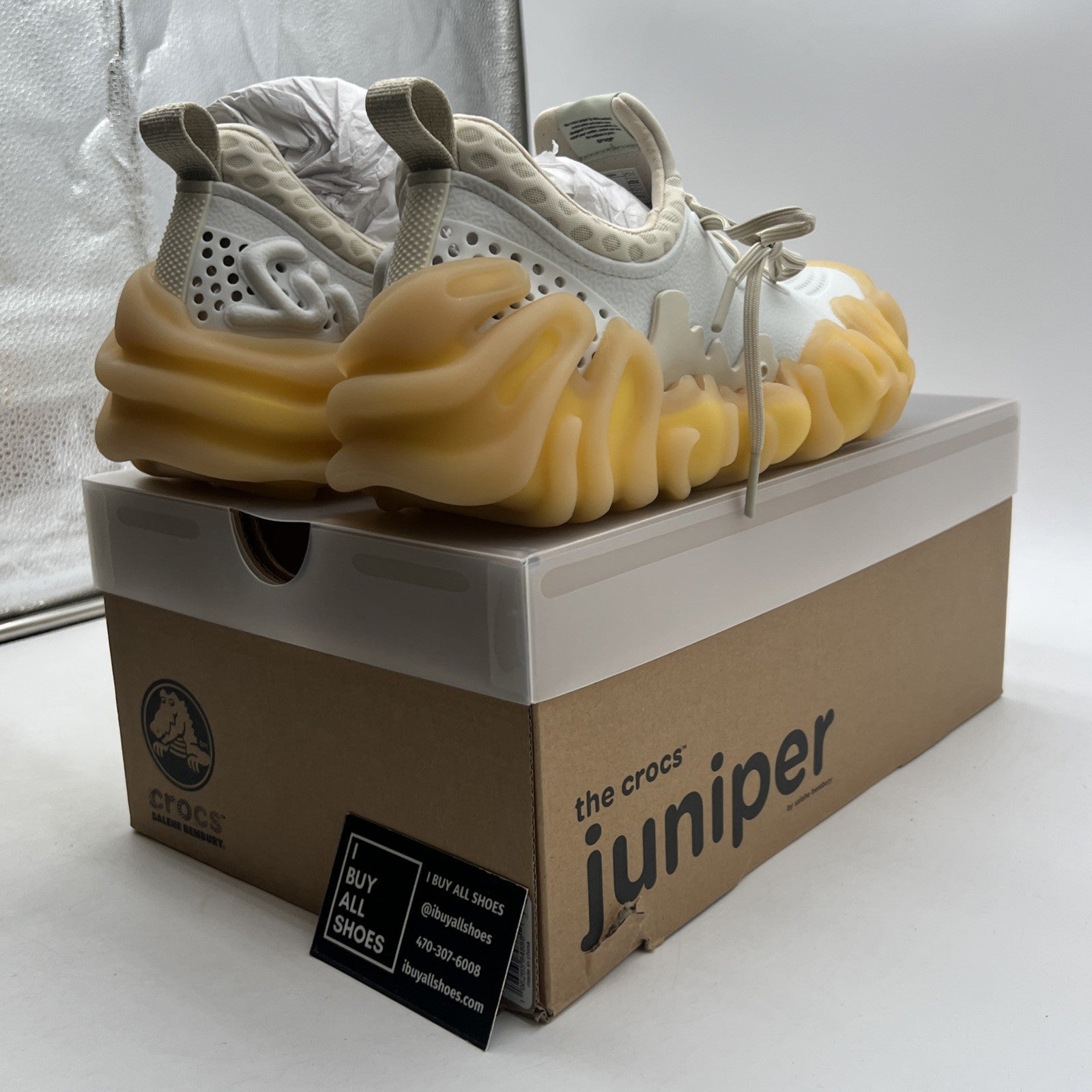 Size 9 - Crocs Salehe Bembury x Pollex Juniper Tahini (208694-1RW)