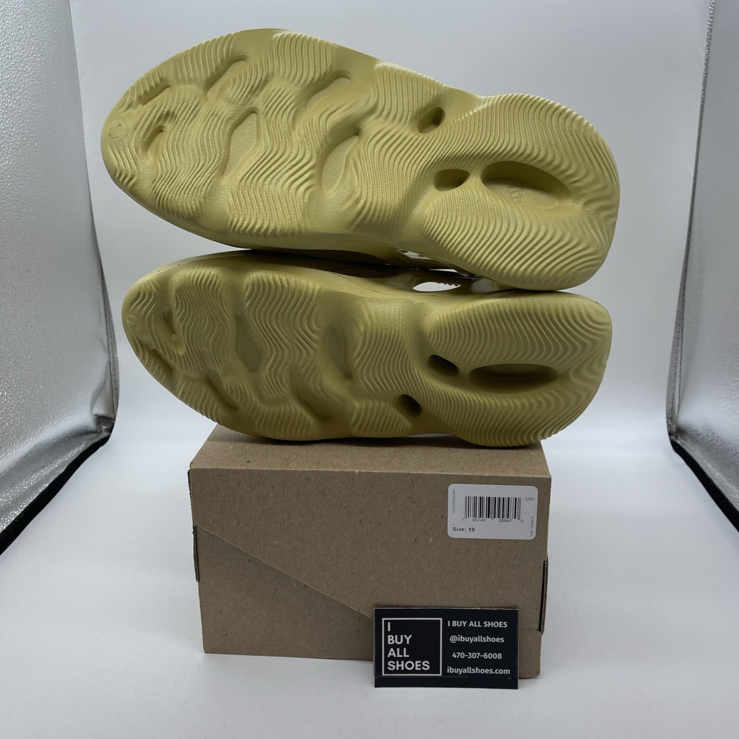 Size 10 - Adidas Yeezy Foam Runner Sulfur Yellow  (GV6775)