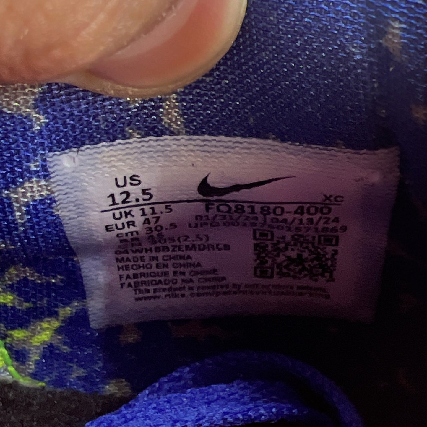 Size 12.5 - Nike Zoom KD 4 2024 Nerf (FQ8180-400)