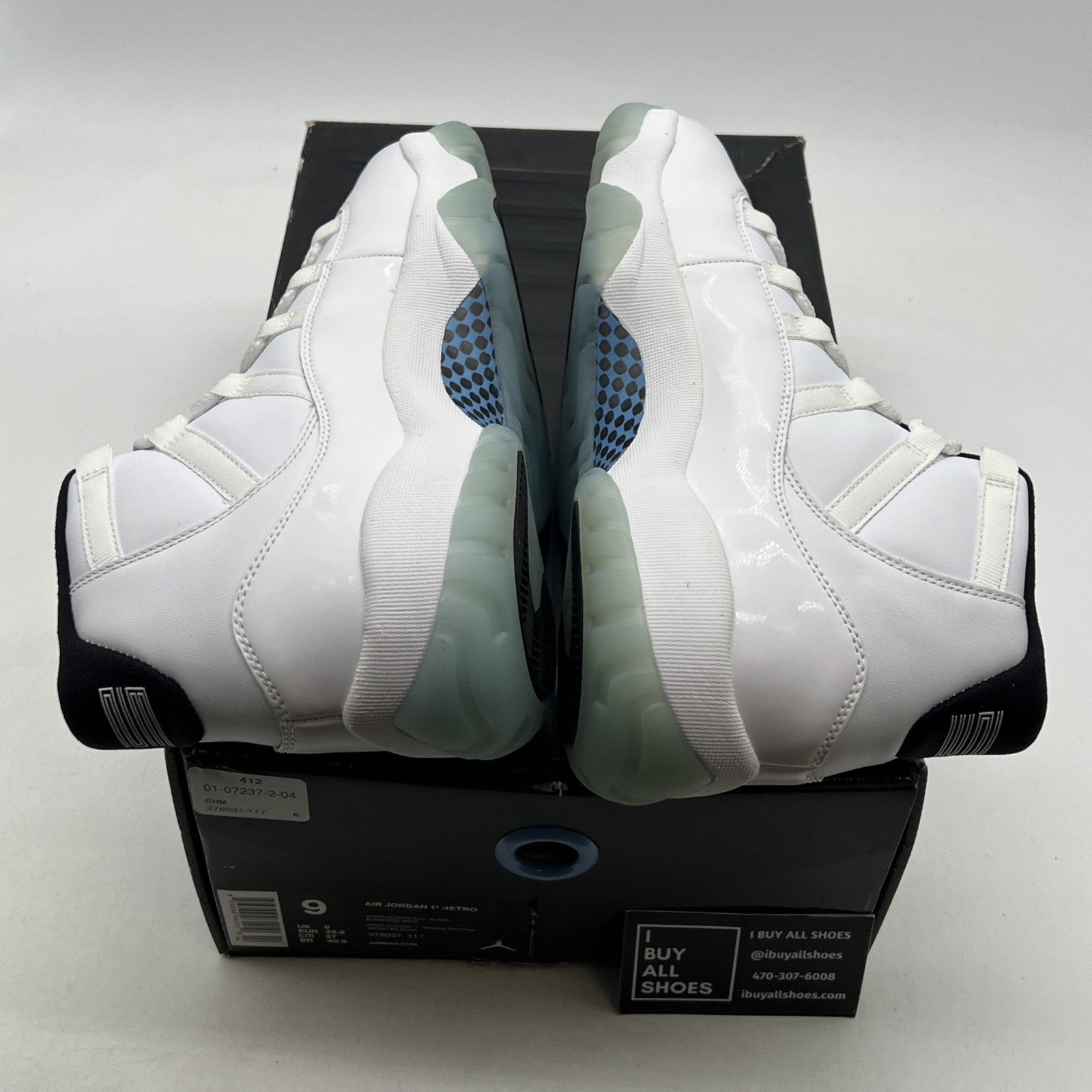 Size 9 - Air Jordan 11 Retro High Legend Blue (378037-117)