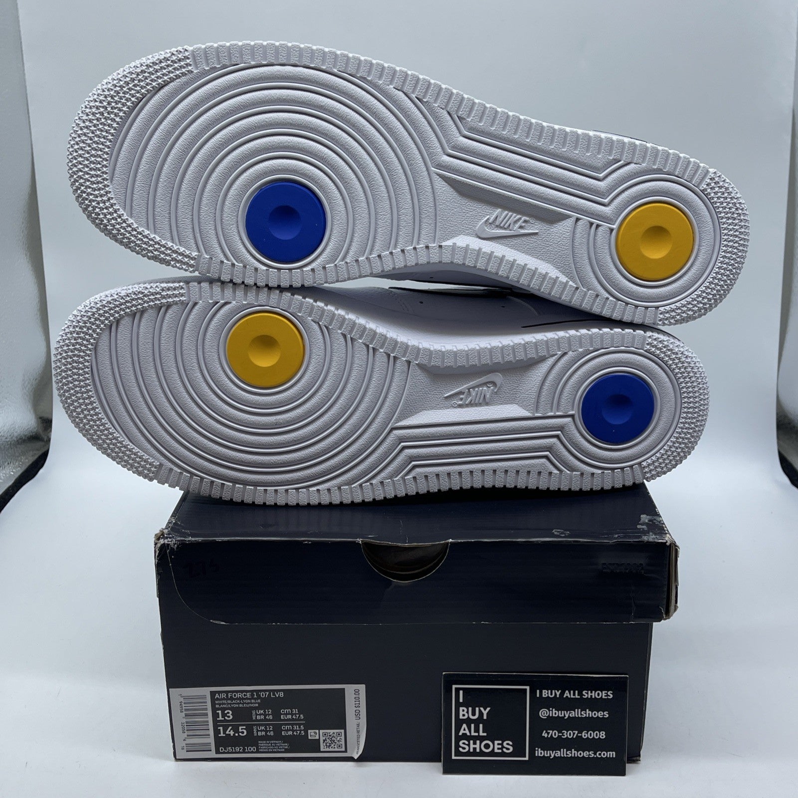 Size 13 - Nike Ken Griffey Jr. x Air Force 1 '07 LV8 Jr. & Sr. (DJ5192-100)