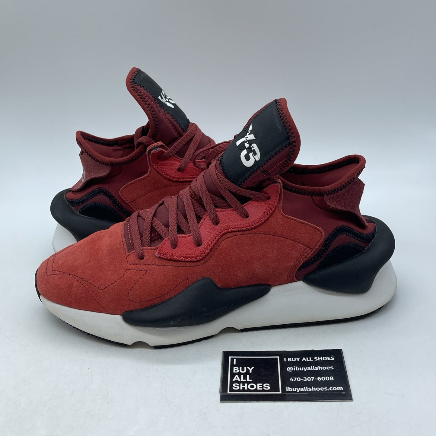 Size 9 - adidas Y-3 Kaiwa Lush Red (CG6981)