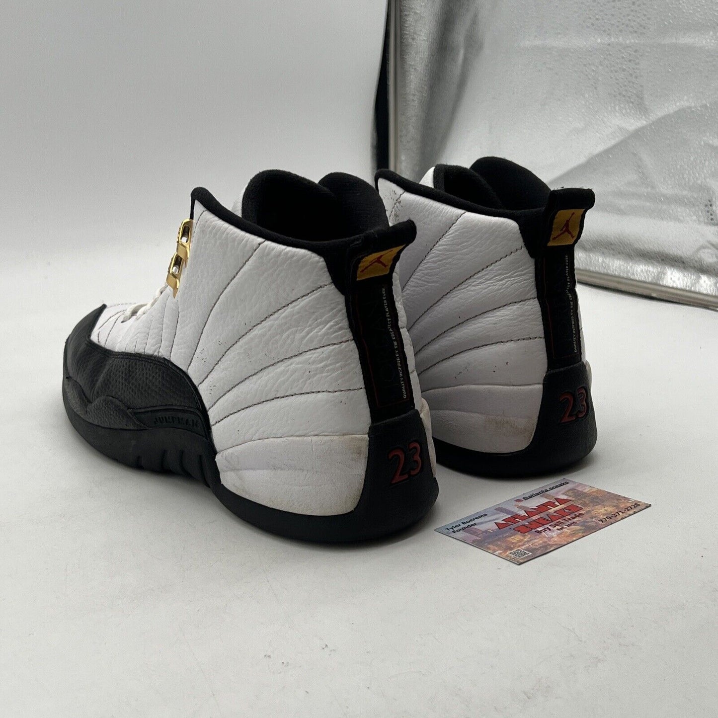 Size 9.5 - Air Jordan 12 Retro taxi release 2013 (130690-125)