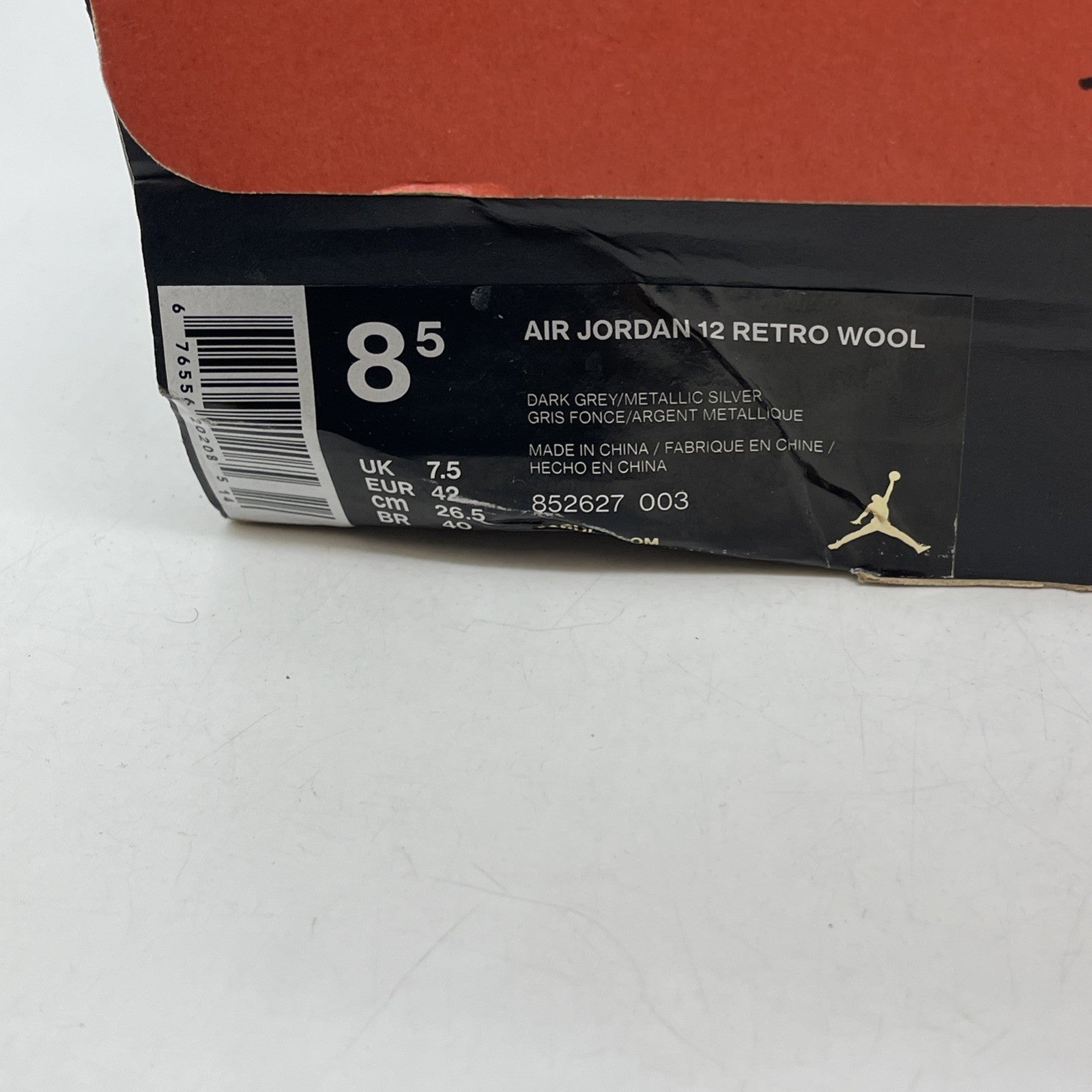 Size 8.5 - Air Jordan 12 Retro Wool (852627-003)