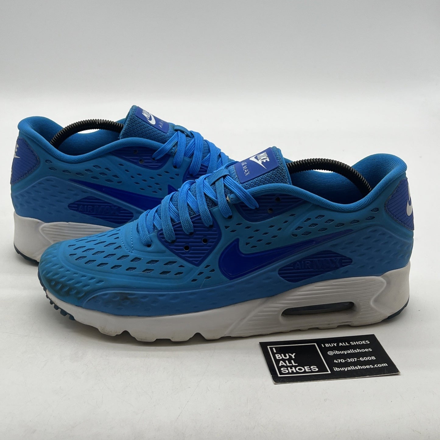 Size 10 - Nike Air Max 90 Ultra BR Light Photo Blue (725222-404)