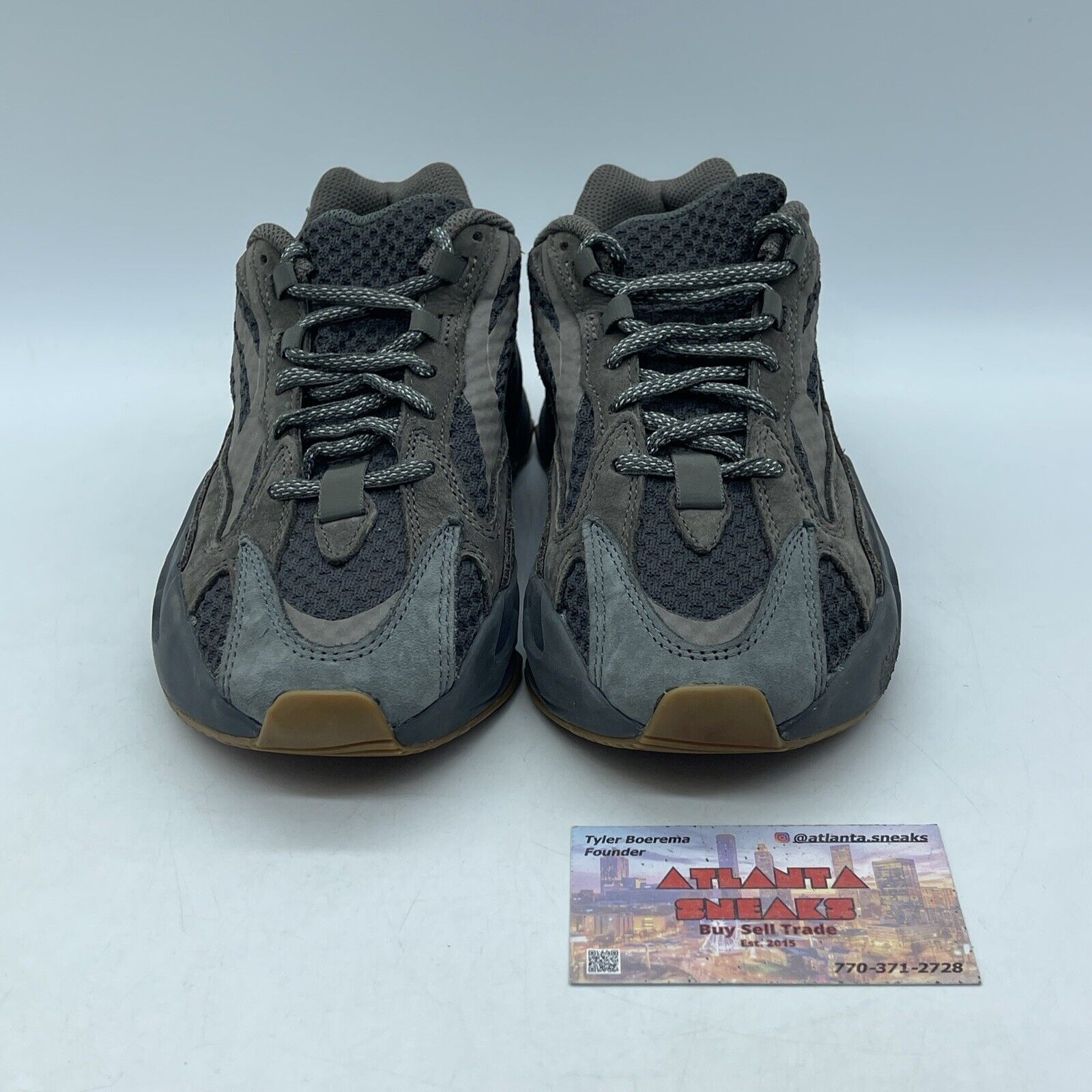 Size 4 - adidas Yeezy Boost 700 V2 Geode Brown Leather Black Suede (EG6860)