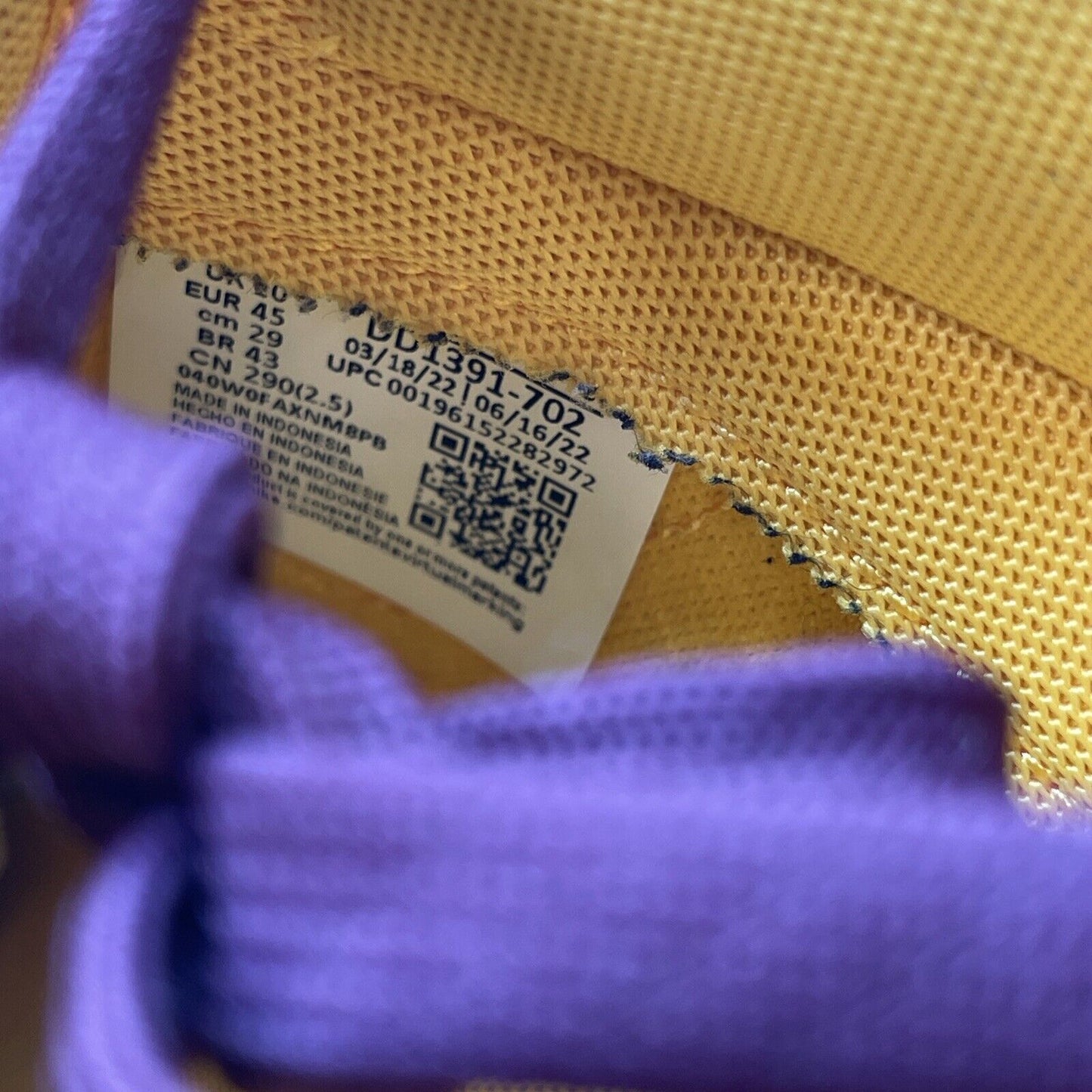 Size 11 - Nike Dunk Low Retro Arizona State Yellow Burgundy Leather (DD1391-702)