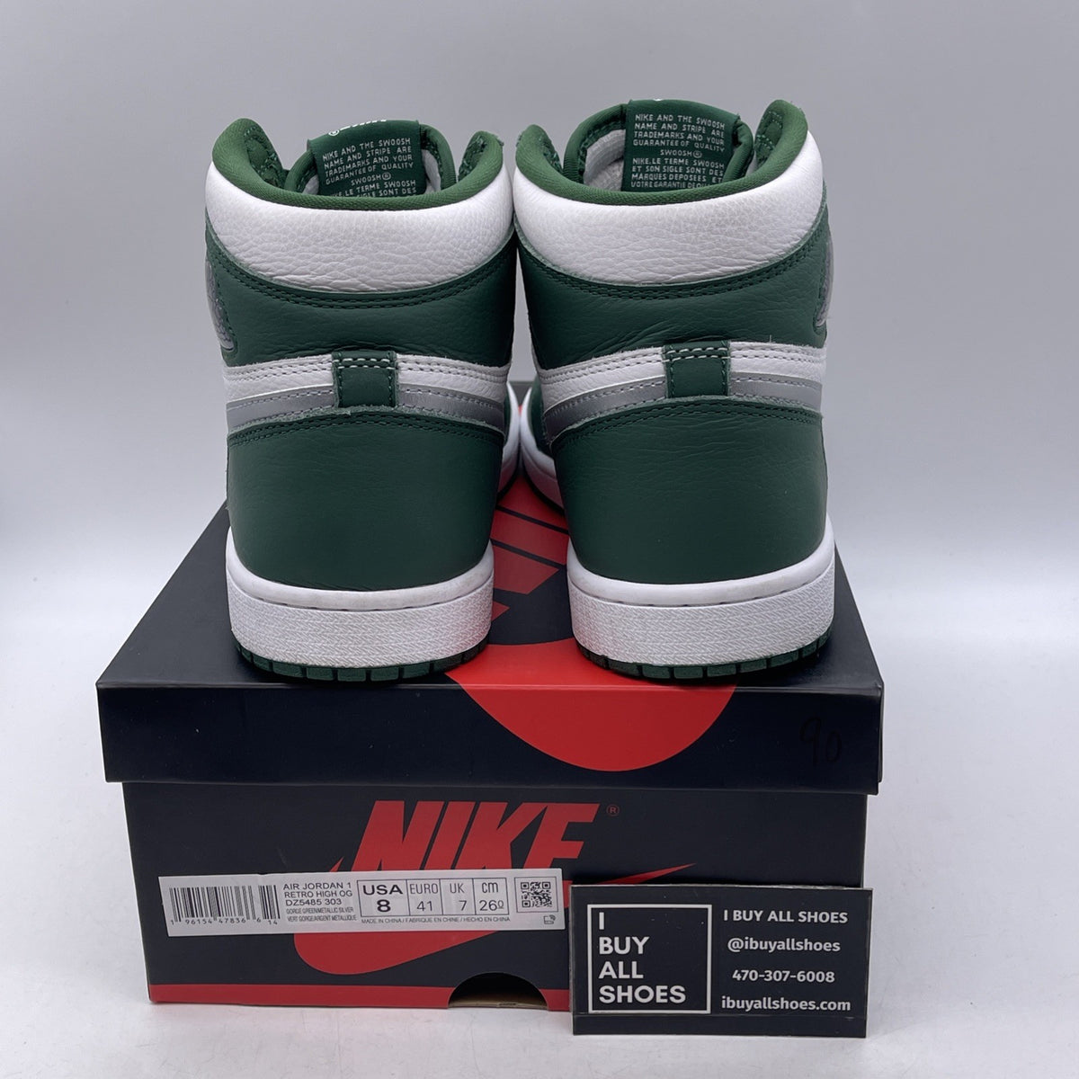 Size 8 - Air Jordan 1 Retro OG High Gorge Green (DZ5485-303)