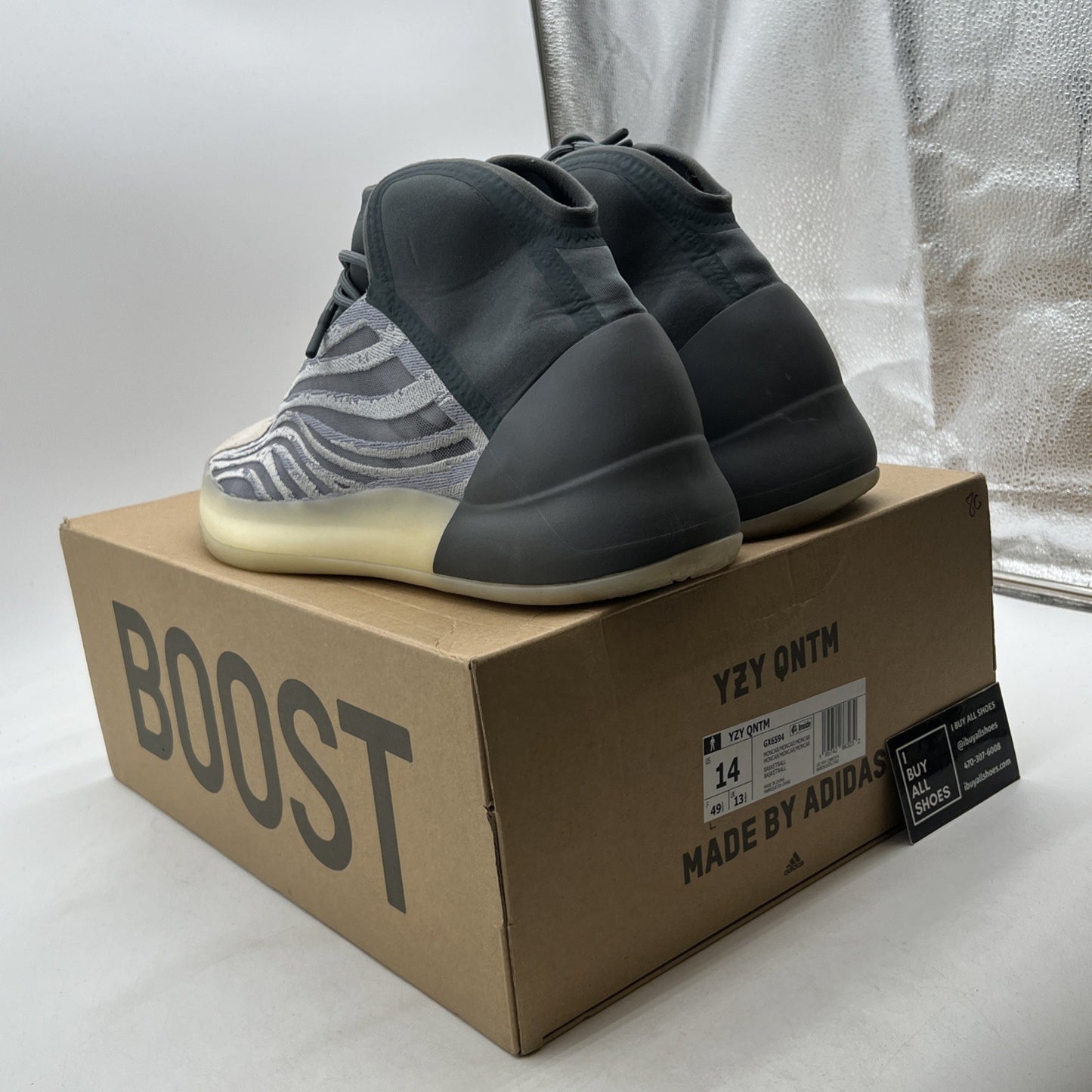 Size 14 - adidas Yeezy Quantum Mono Carbon (GX6594)