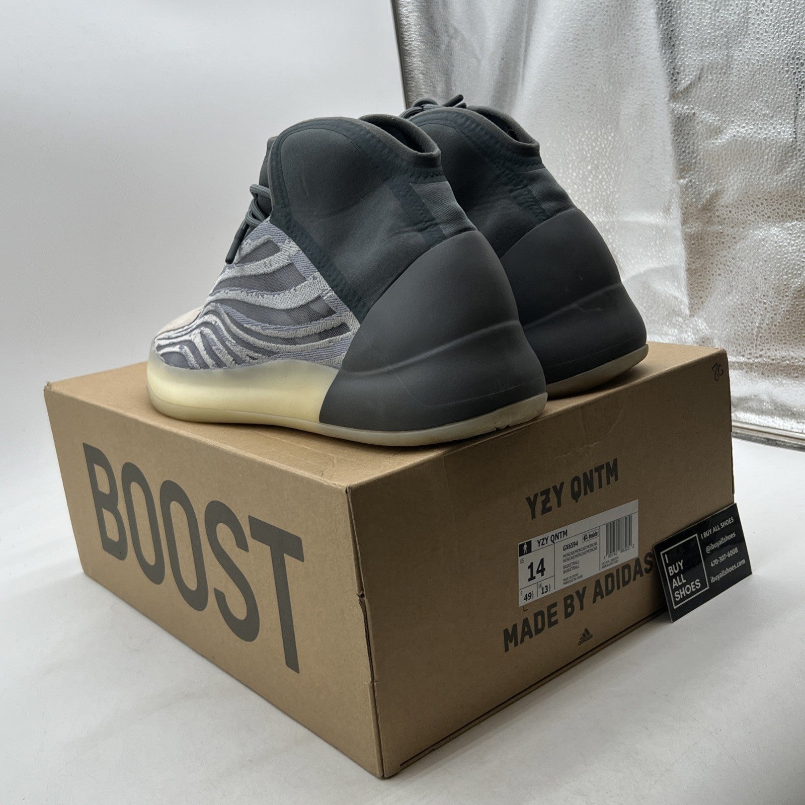 Size 14 - adidas Yeezy Quantum Mono Carbon (GX6594)