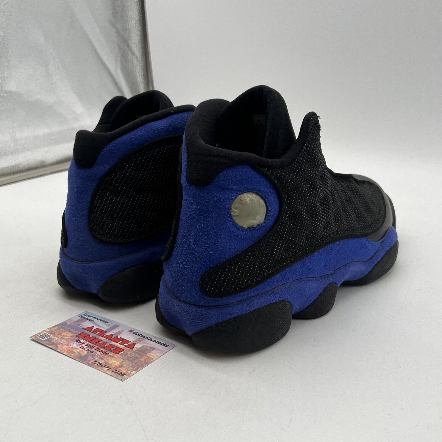 Size 9.5 - Jordan 13 Retro Hyper Royal 2020 Black Suede (414571-040)