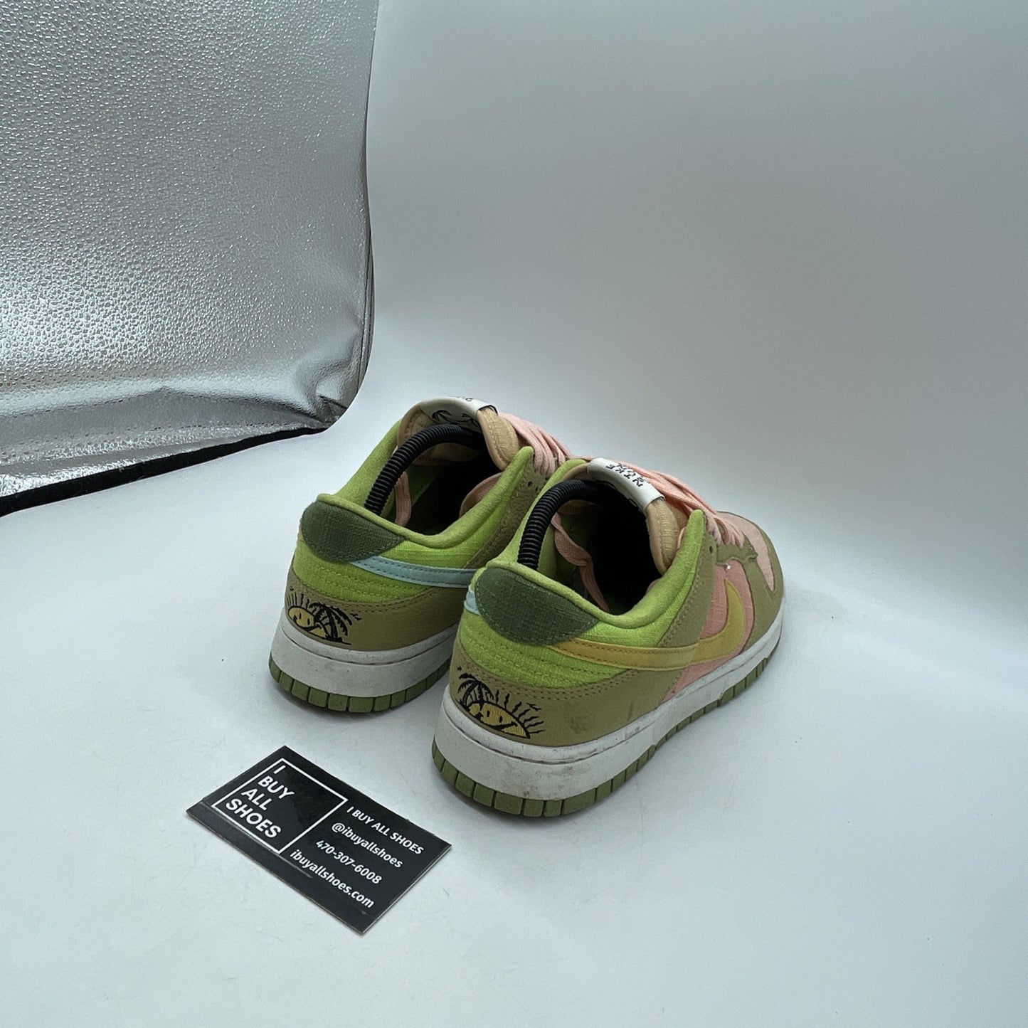 Size 9 - Nike Dunk Low Sun Club - Arctic Orange Sanded Gold (DM0583-800)