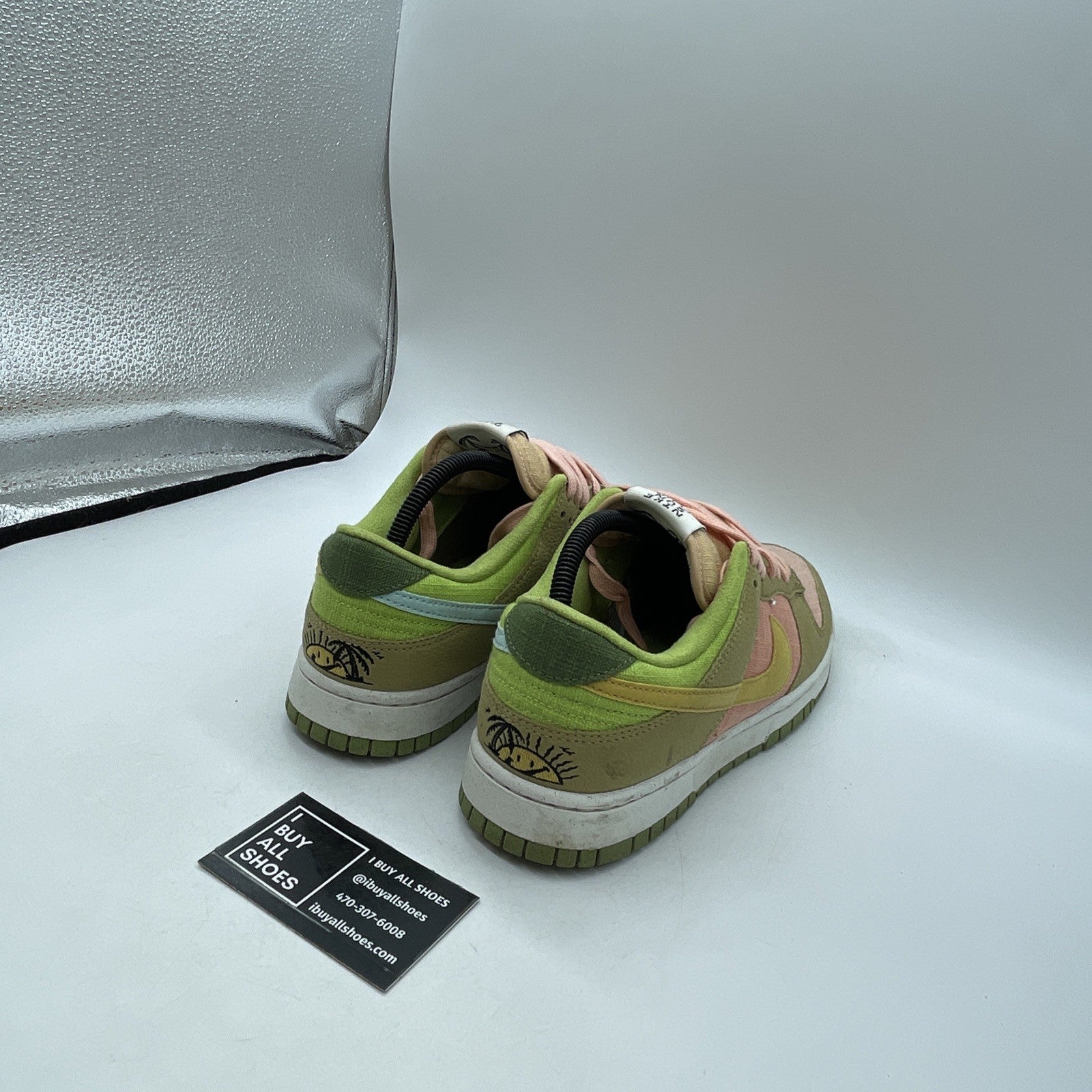 Size 9 - Nike Dunk Low Sun Club - Arctic Orange Sanded Gold (DM0583-800)