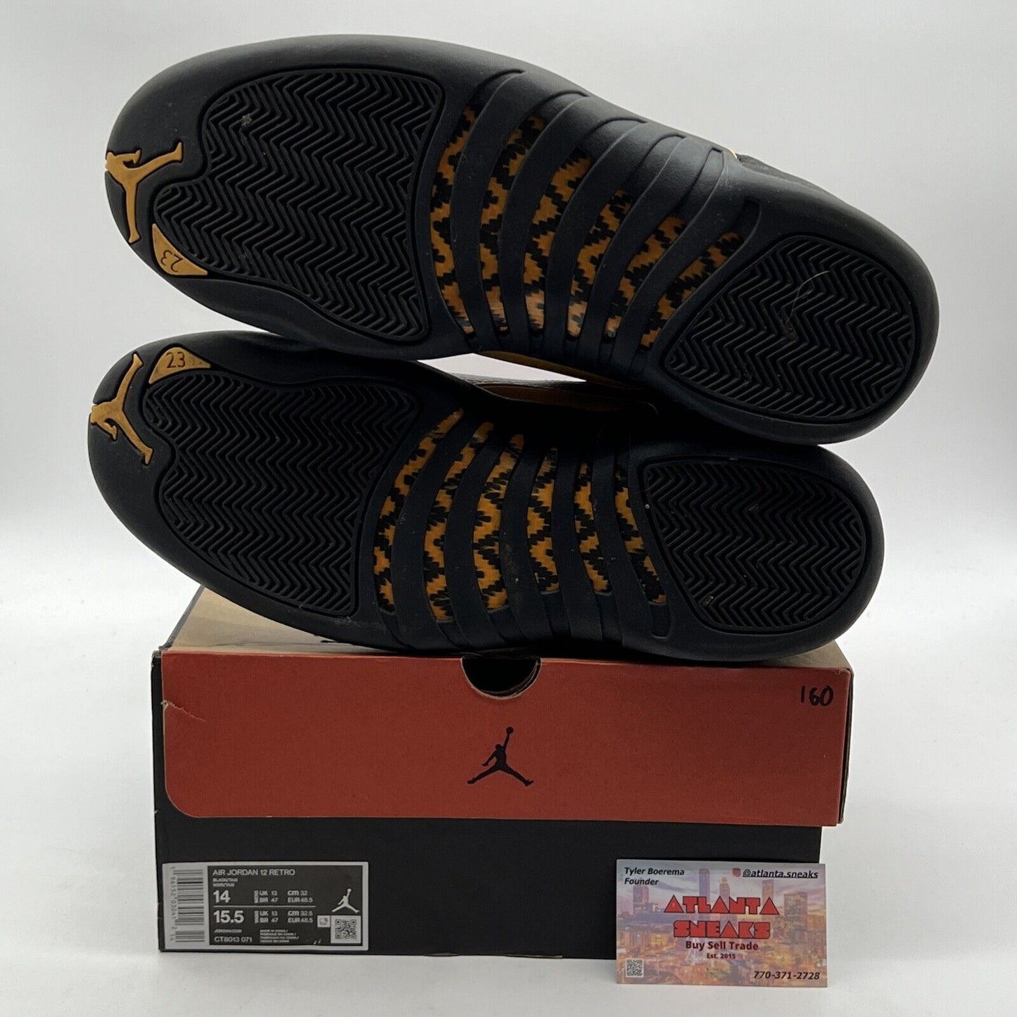 Size 14 - Jordan 12 Retro Mid Black Taxi (CT8013-071)