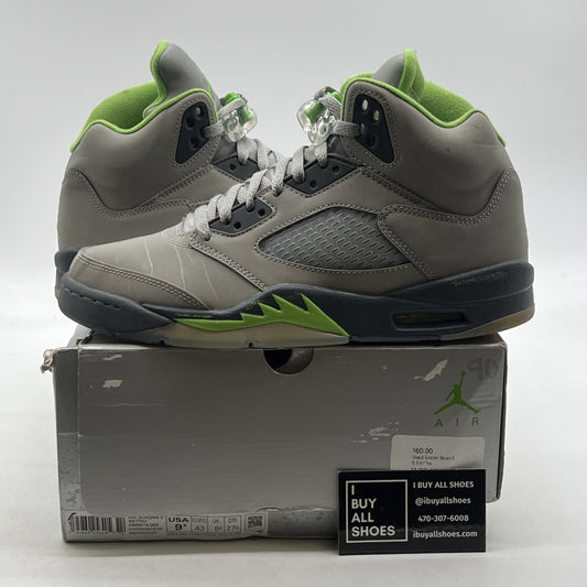 Size 9.5 - Air Jordan 5 Retro Green Bean (DM9014-003)