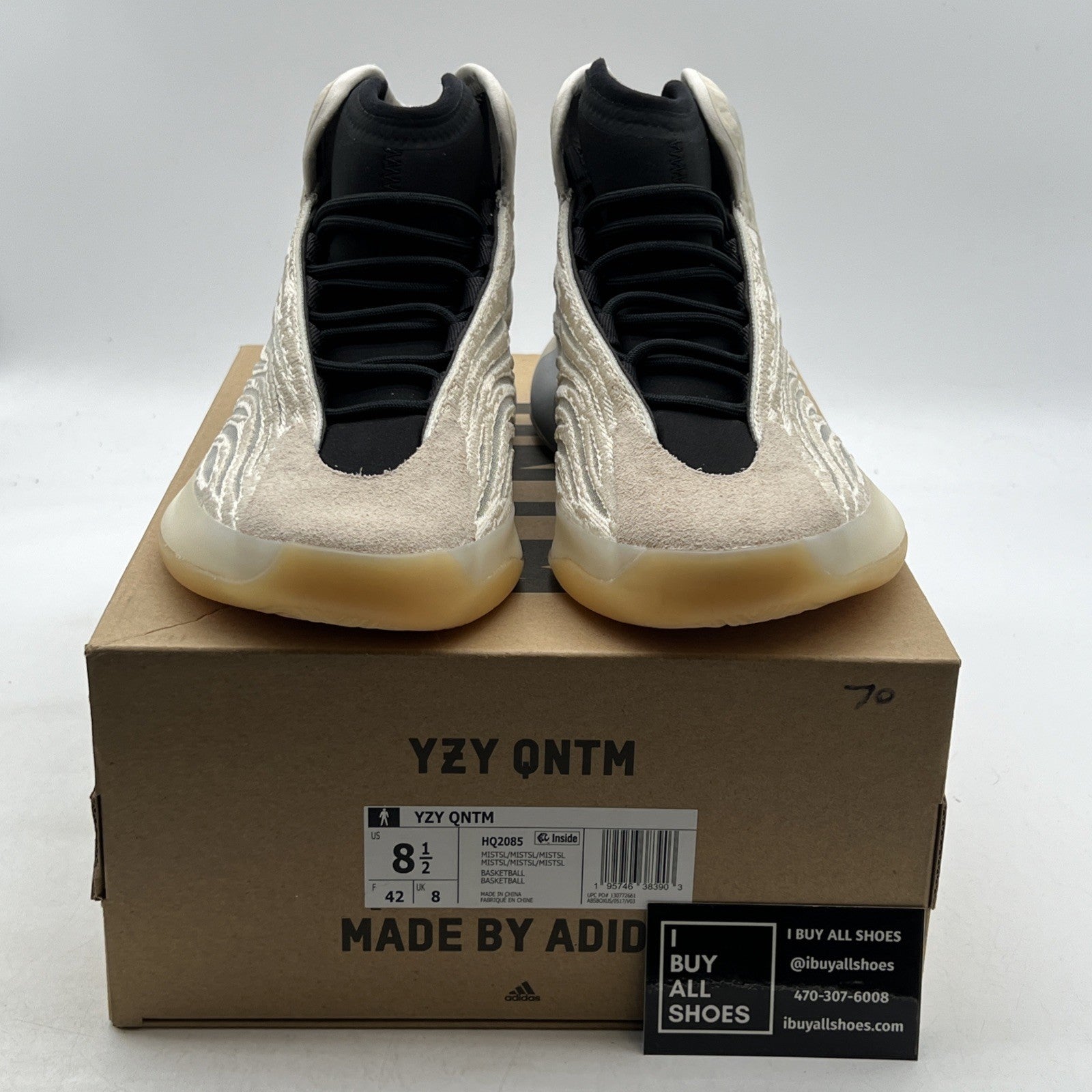 Size 8.5 - adidas Yeezy Quantum Mist Slate (HQ2085)