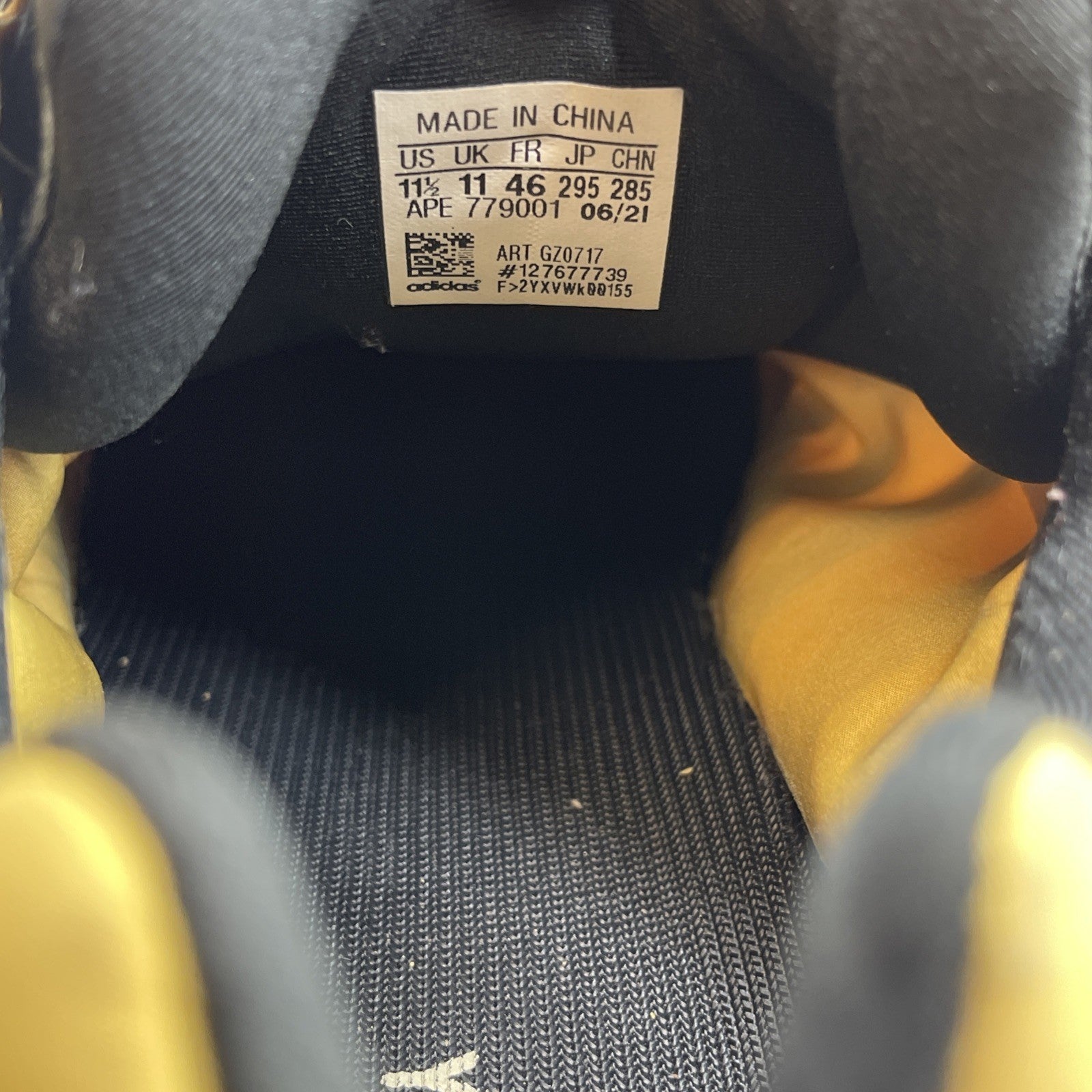 Size 11.5 - adidas Yeezy Boost 700 MNVN Honey Flux Yellow Leather (GZ0717)