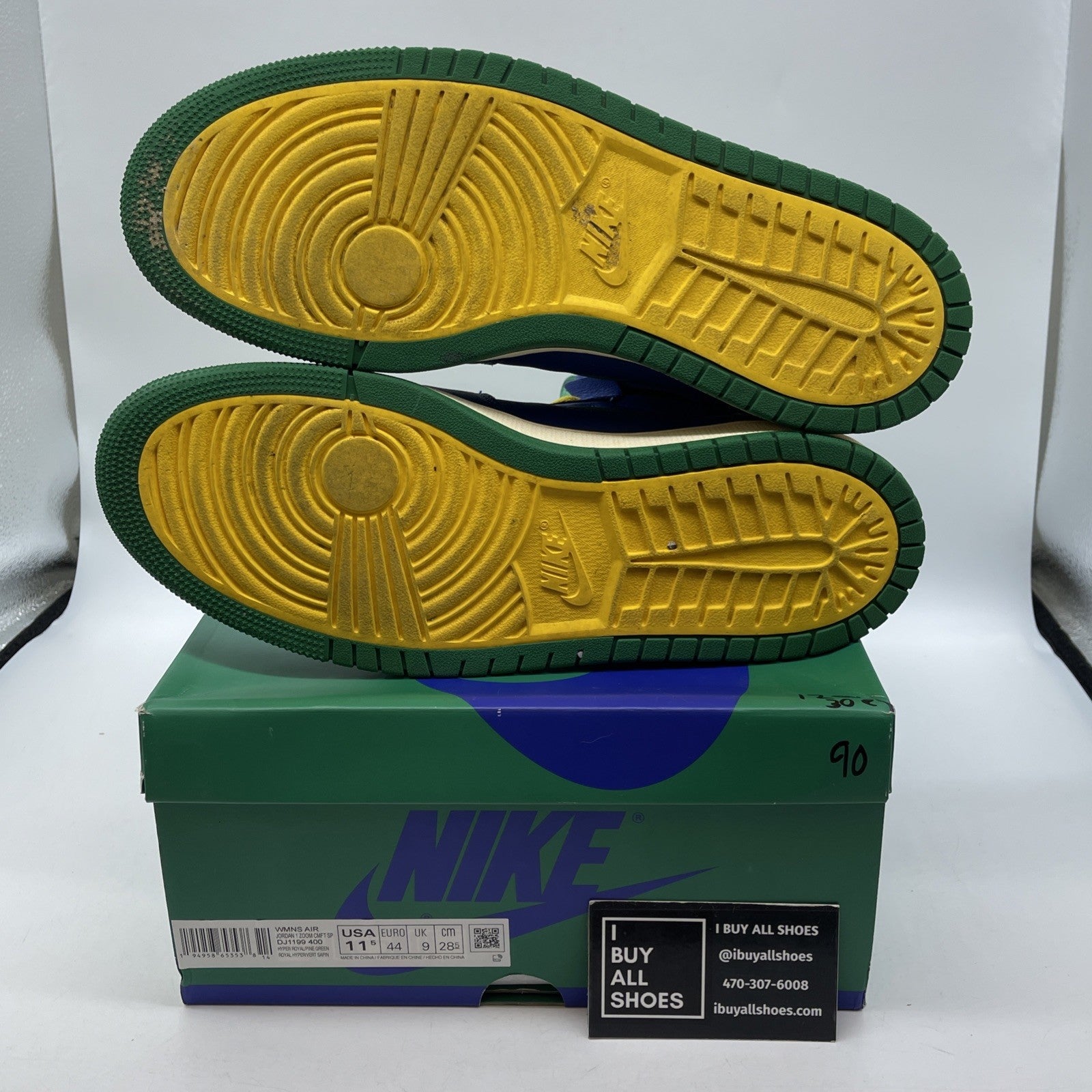 Size 11.5W - Aleali May x Air Jordan 1 Zoom Comfort High Califia (DJ1199-400)