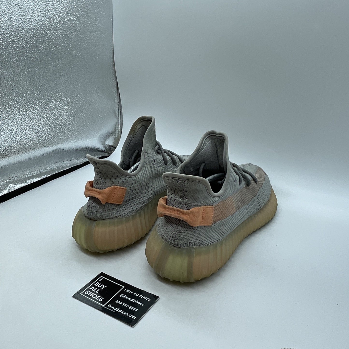 Size 13 - adidas Yeezy Boost 350 V2 True Form Grey Orange Suede (EG7492)