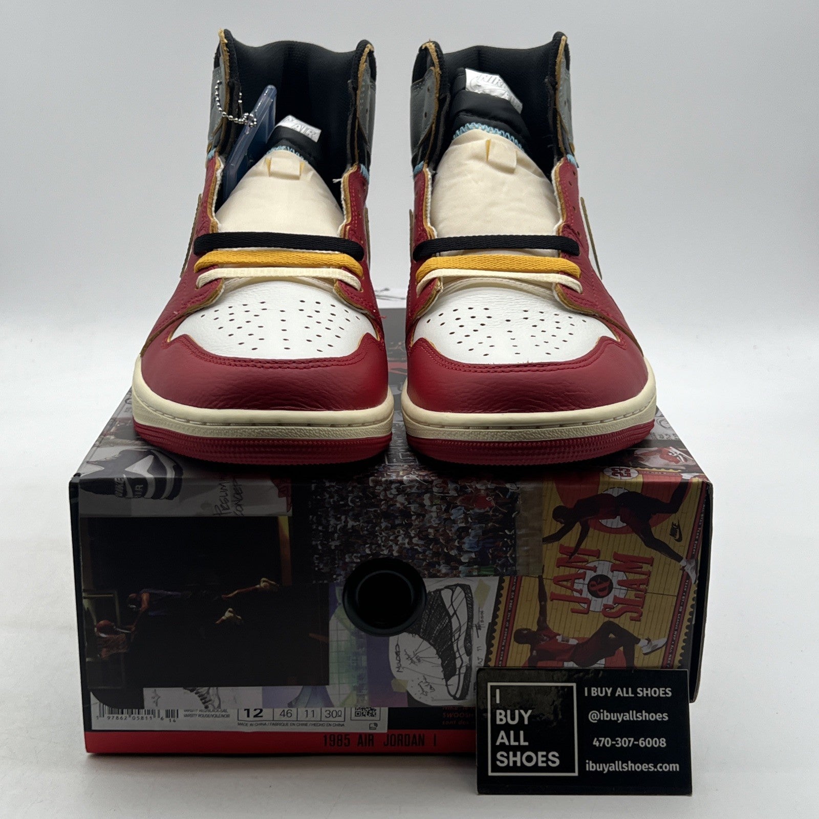 Size 12 - Union LA x Air Jordan 1 Retro OG SP High Chicago Shadow (HV8563-600)