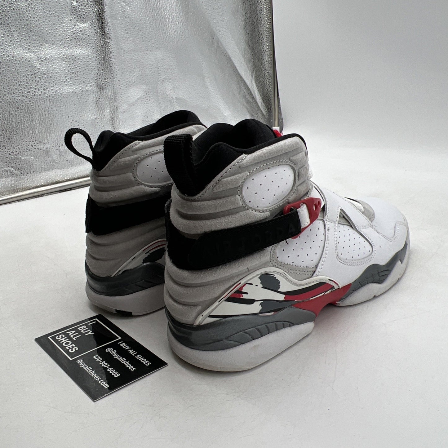 Size 6Y - Air Jordan 8 Retro White 2013 (305368-103)