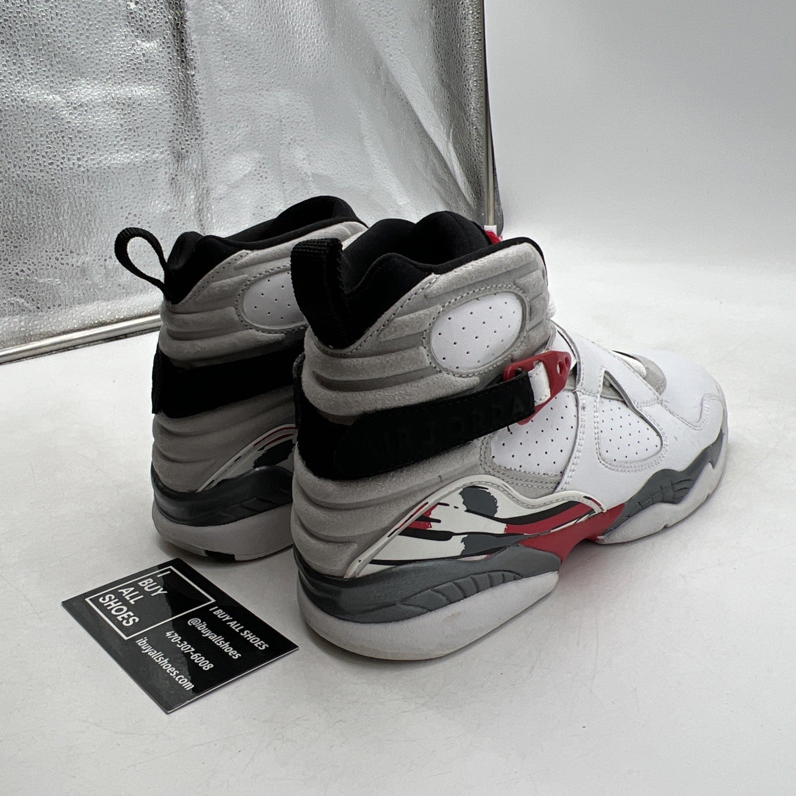 Size 6Y - Air Jordan 8 Retro White 2013 (305368-103)