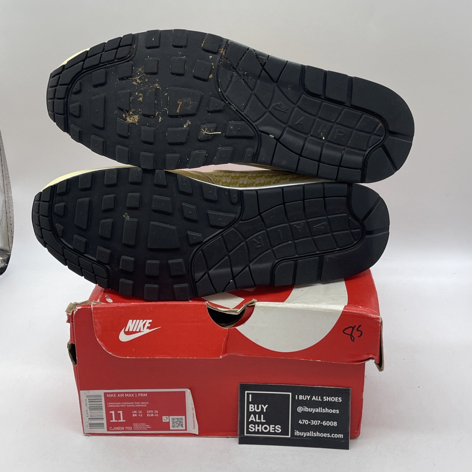 Size 11 - Nike Air Max 1 'Lemonade' (CJ0609-700)
