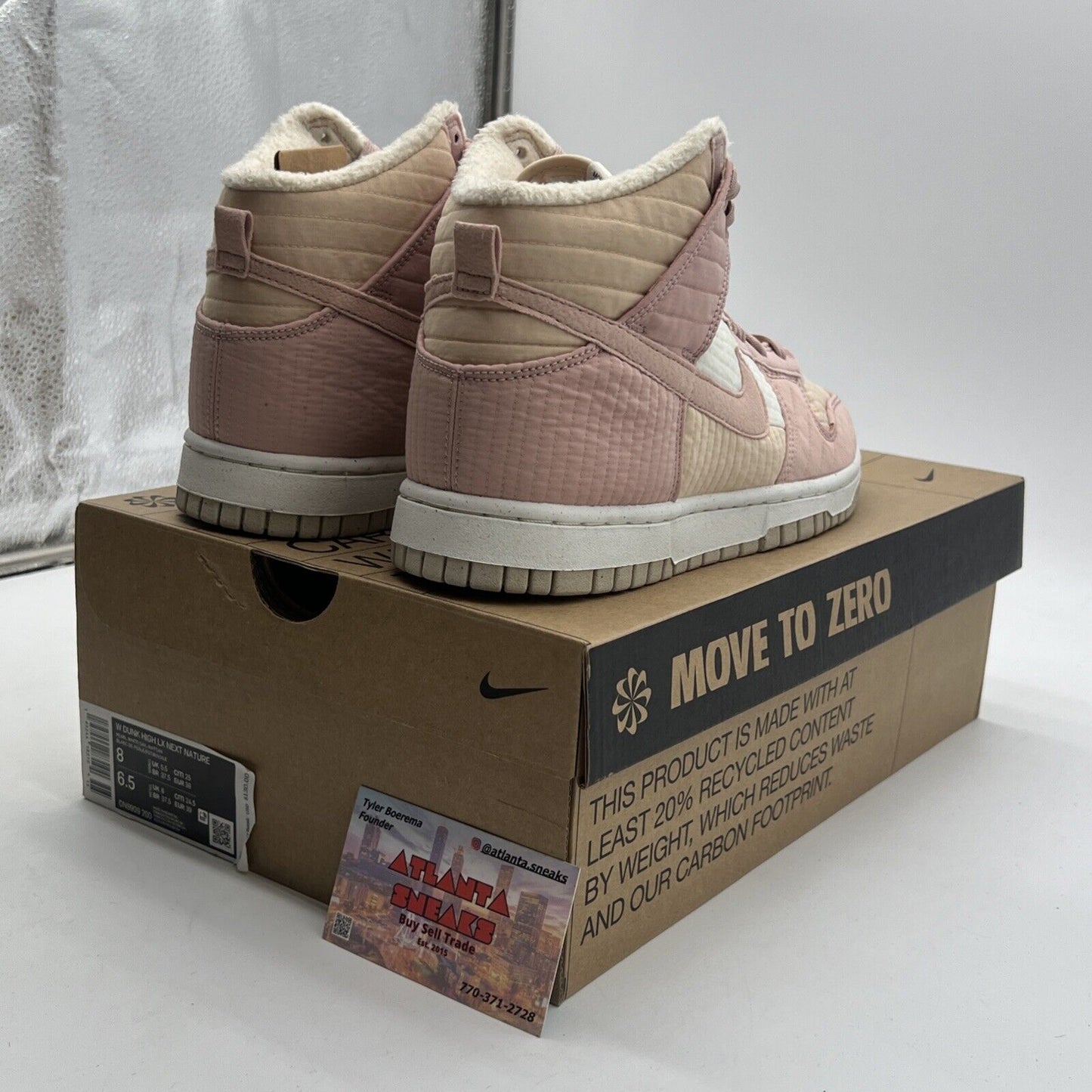Size 8 - Nike Dunk LX Next Nature High Toasty - Pink Oxford W (DN9909-200)