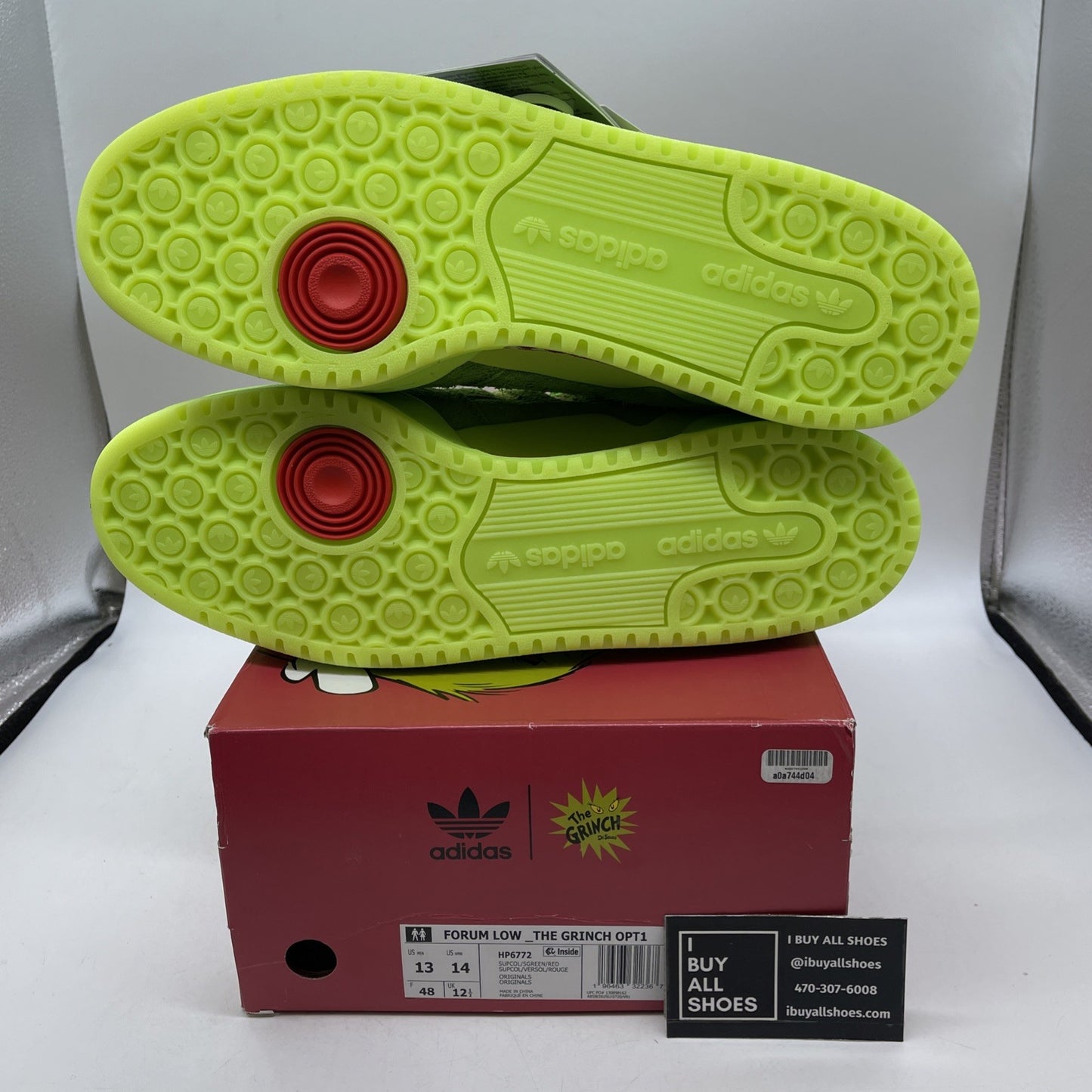 Size 13 - Dr. Seuss x Adidas Forum Low The Grinch (HP6772)