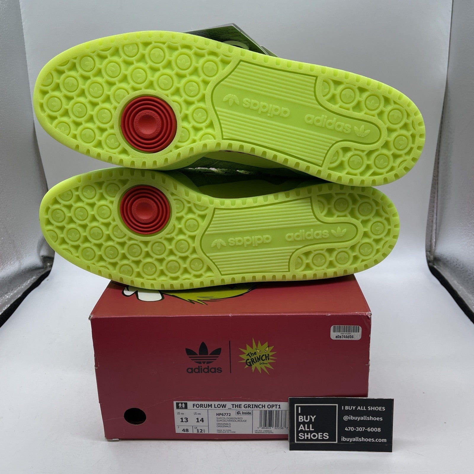 Size 13 - Dr. Seuss x Adidas Forum Low The Grinch (HP6772)