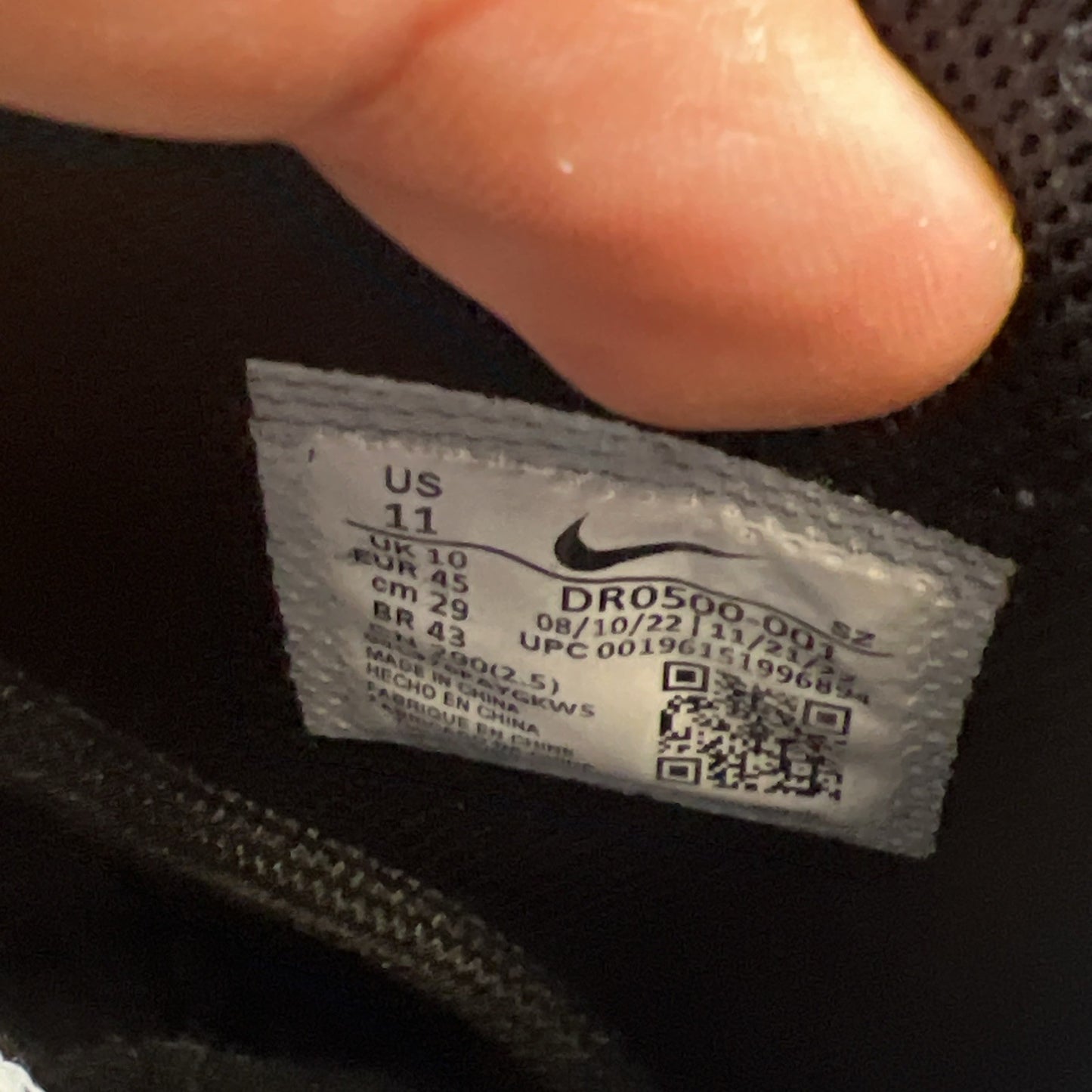 Size 11 - Nike Off-White x Air Force 1 SP Leather Mid Sheed (DR0500-001)