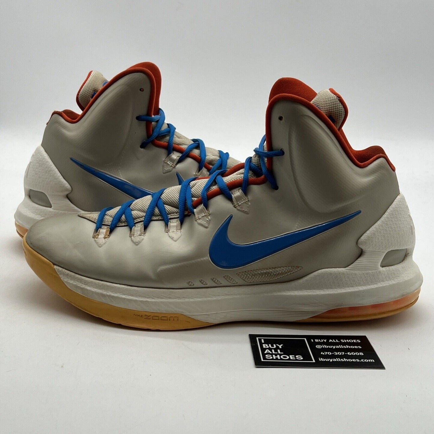 Size 13 - Nike KD 5 Birch - (554988-200)