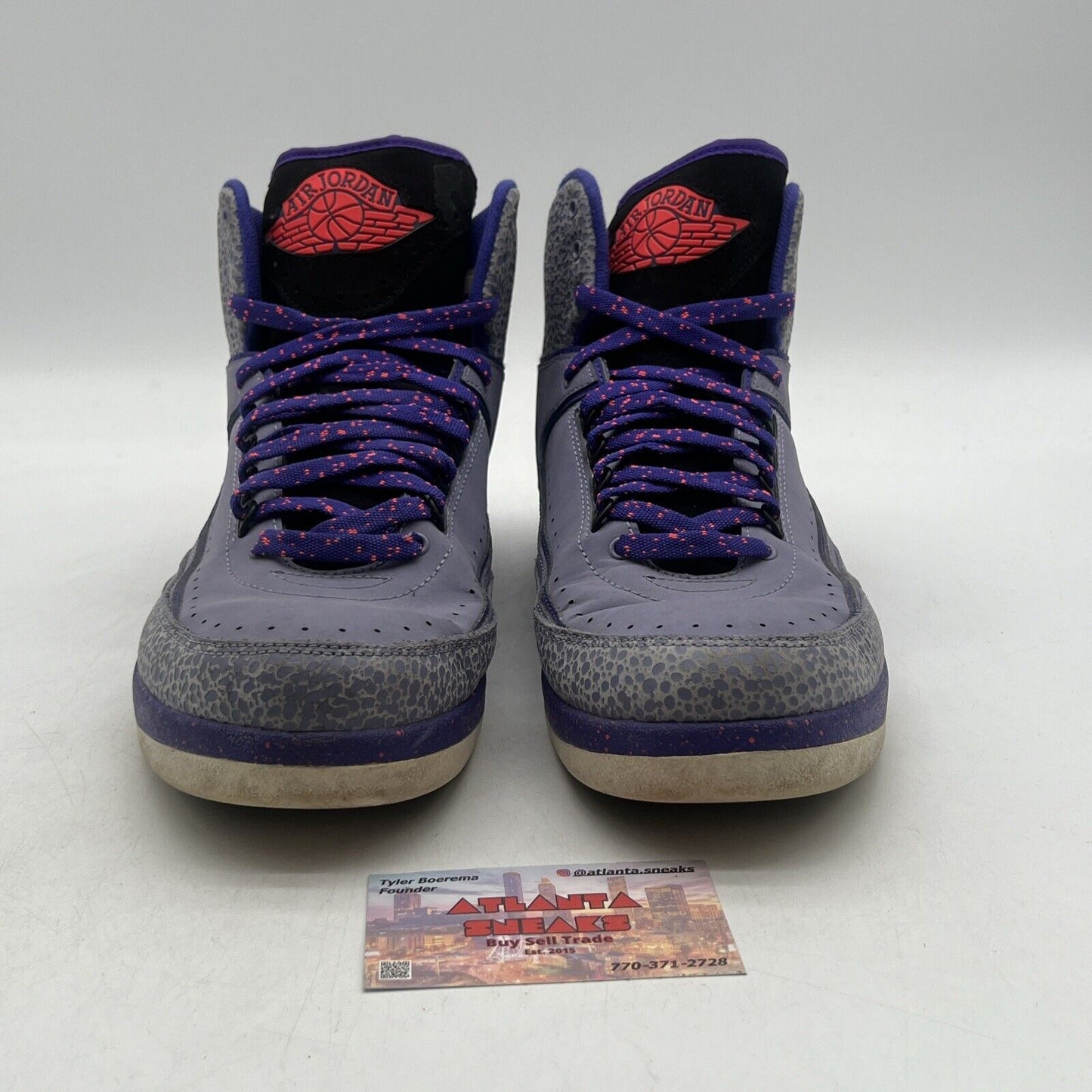 Size 11 - Air Jordan 2 Retro Iron Purple Suede Grey (384475-553)