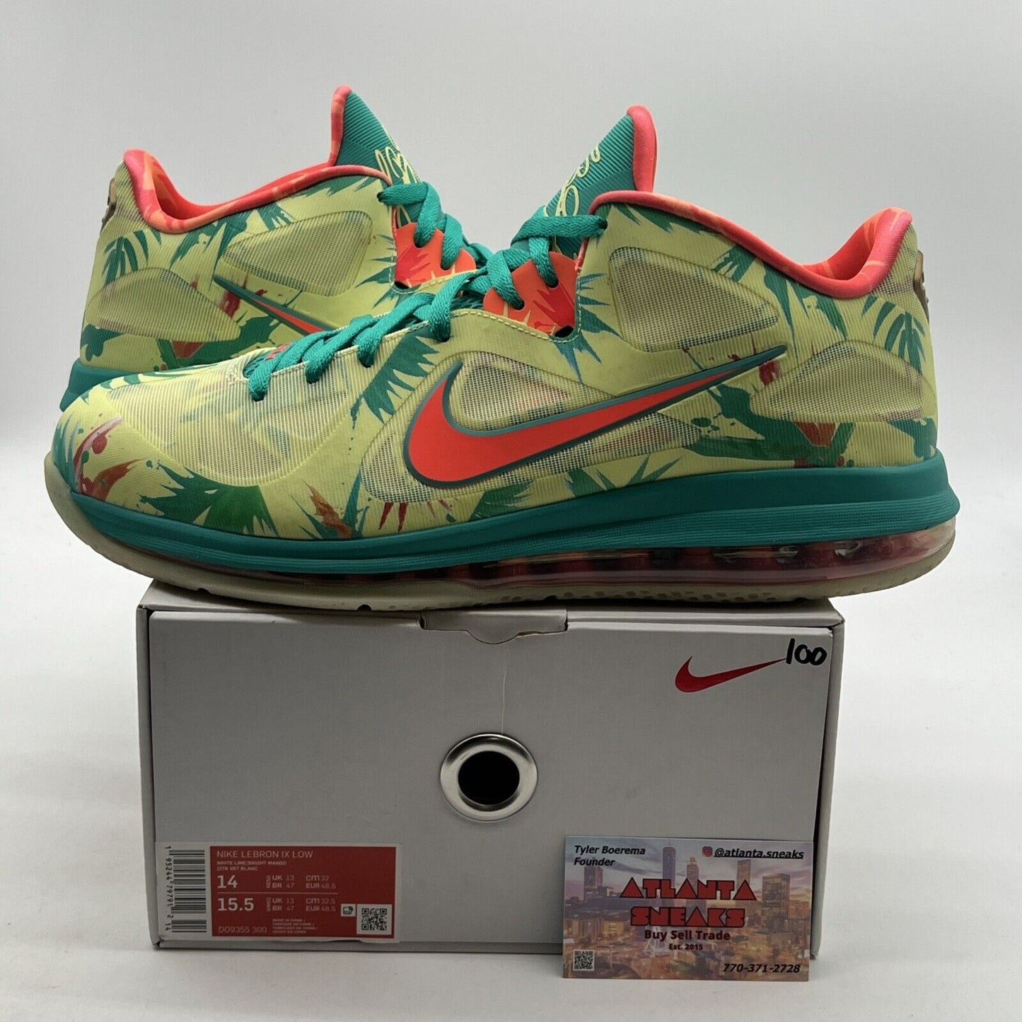 Size 14 - Nike LeBron 9 Low LeBronold Palmer (D09355-300)