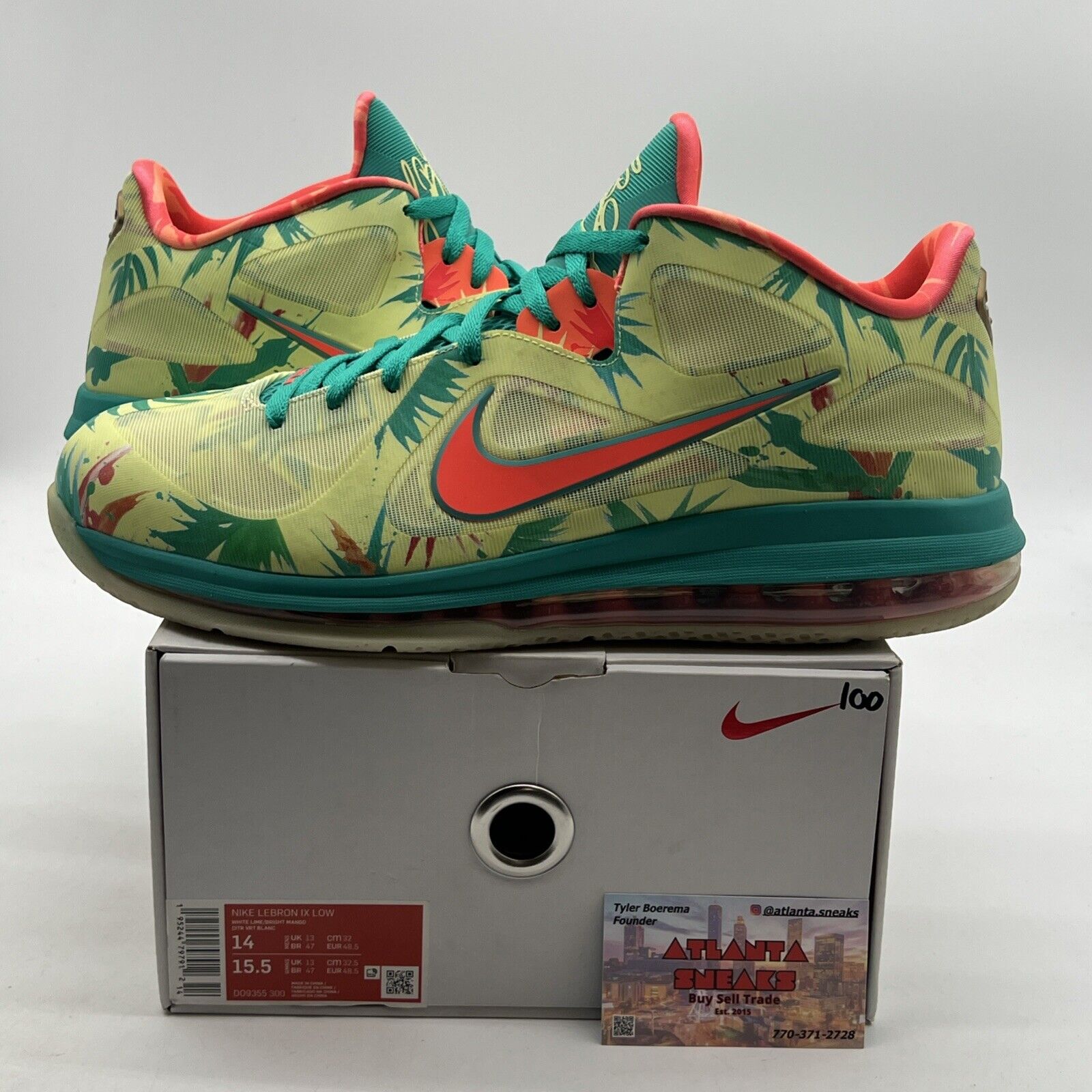 Size 14 - Nike LeBron 9 Low LeBronold Palmer (D09355-300)