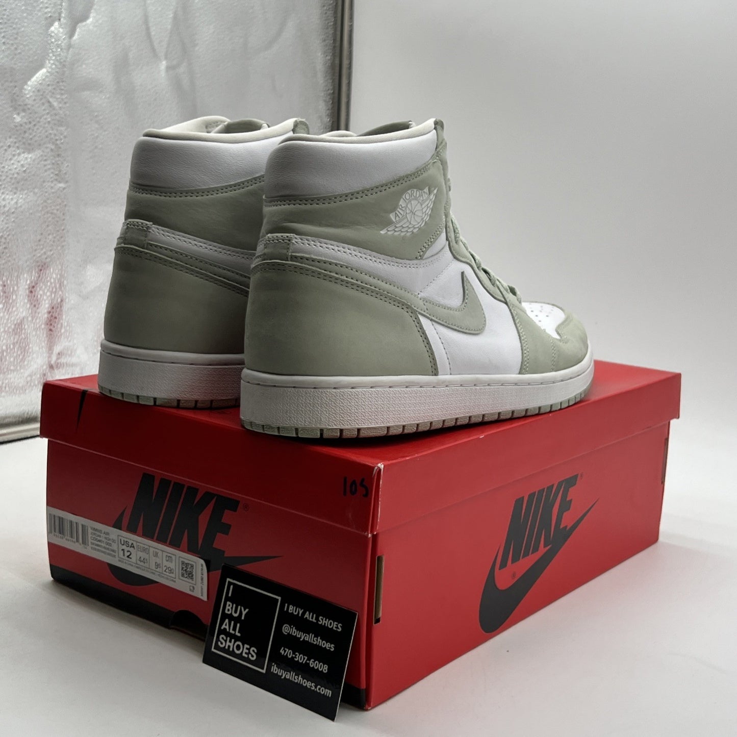 Size 12 - Air Jordan 1 Retro OG High Seafoam W (CD0461-002)