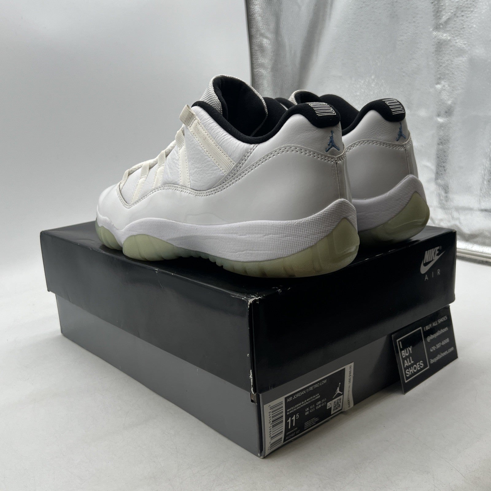 Size 11.5 - Air Jordan 11 Retro Low Legend Blue (AV2187-117)