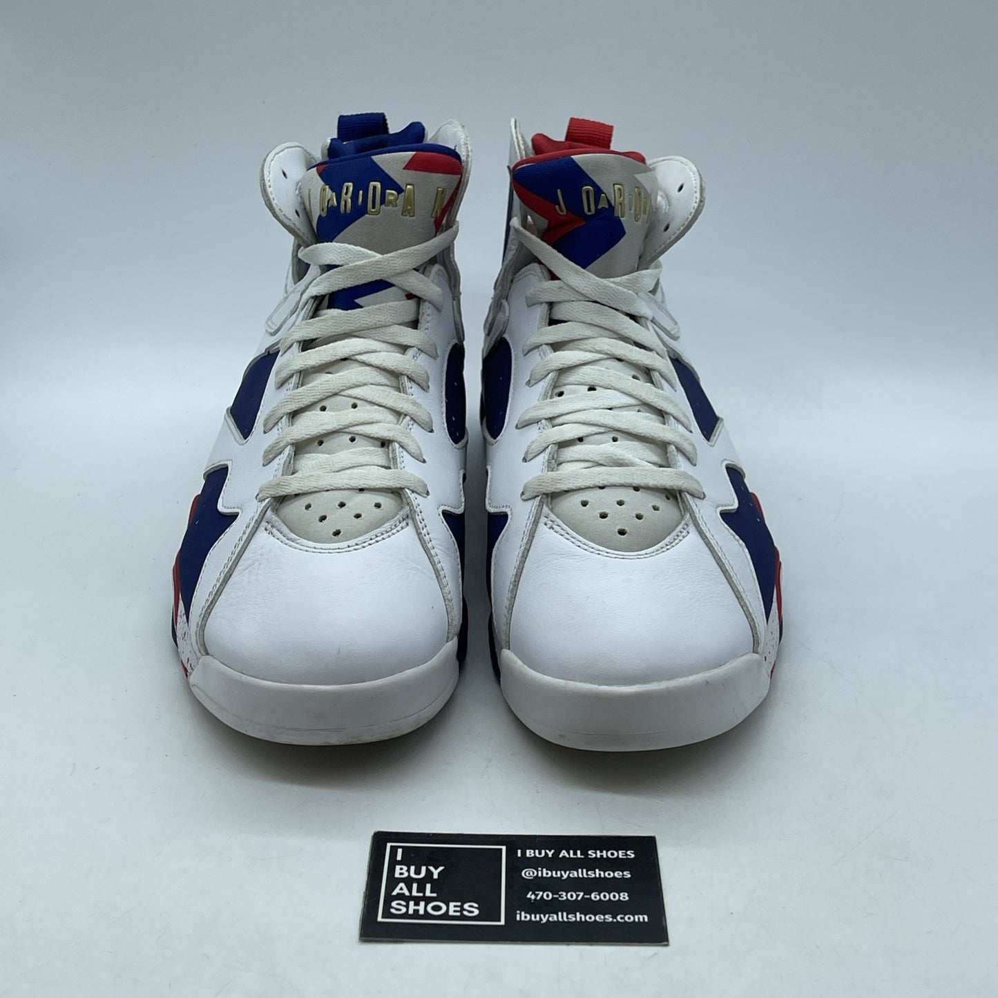 Size 11 - Air Jordan 7 Retro Tinker Alternate White Blue Leather (304775-123)