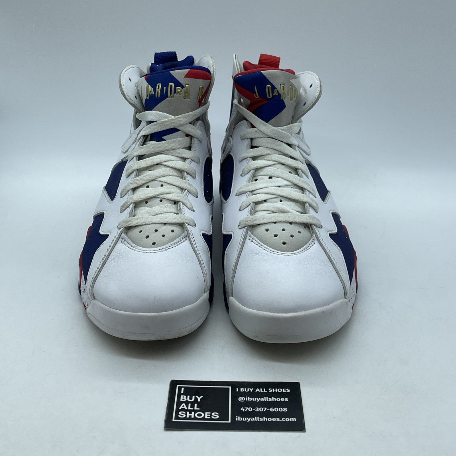 Size 11 - Air Jordan 7 Retro Tinker Alternate White Blue Leather (304775-123)