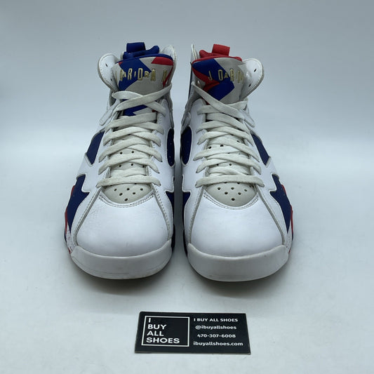 Size 11 - Air Jordan 7 Retro Tinker Alternate White Blue Leather (304775-123)