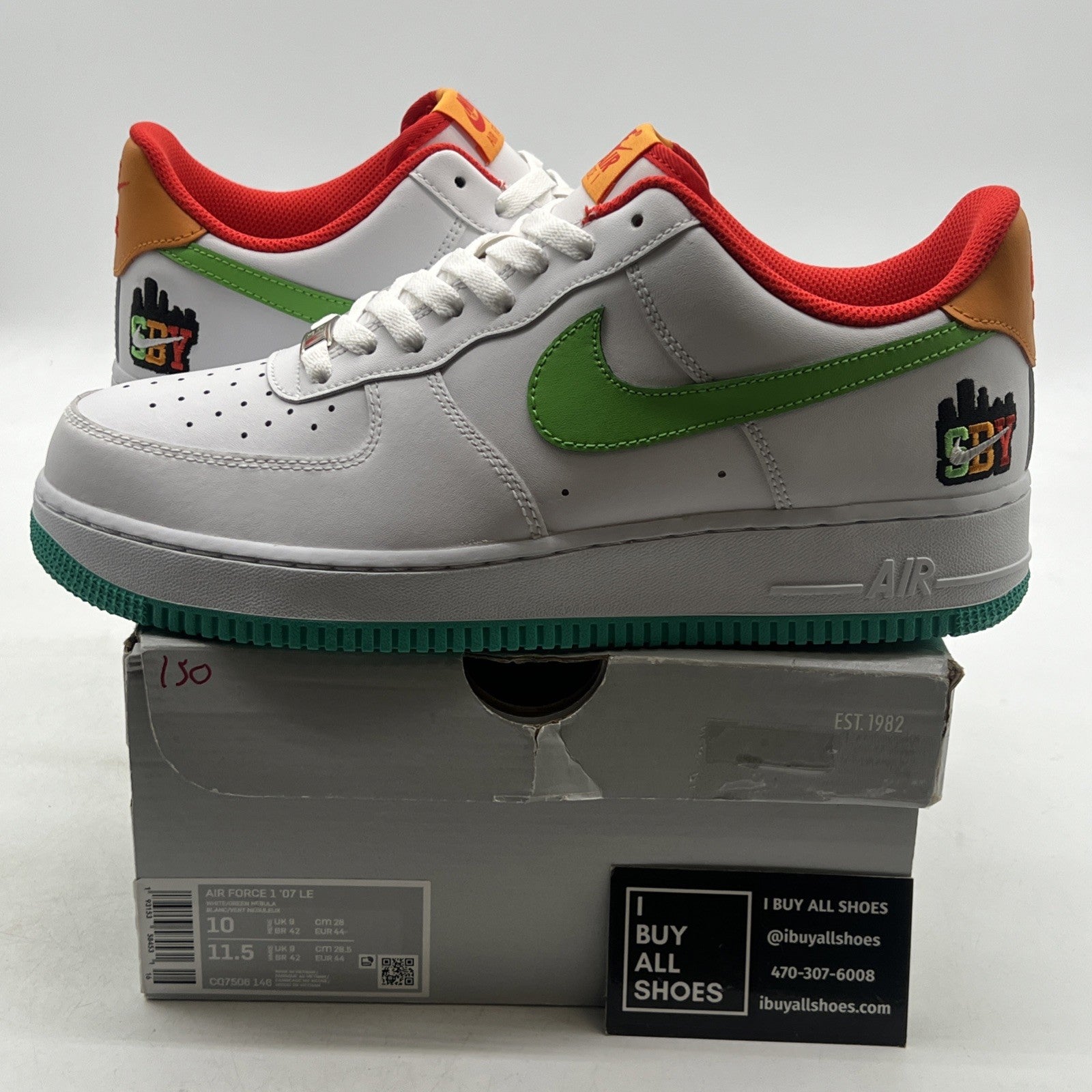 Size 10 - Nike Air Force 1 Low Shibuya - White (CQ7506-146)