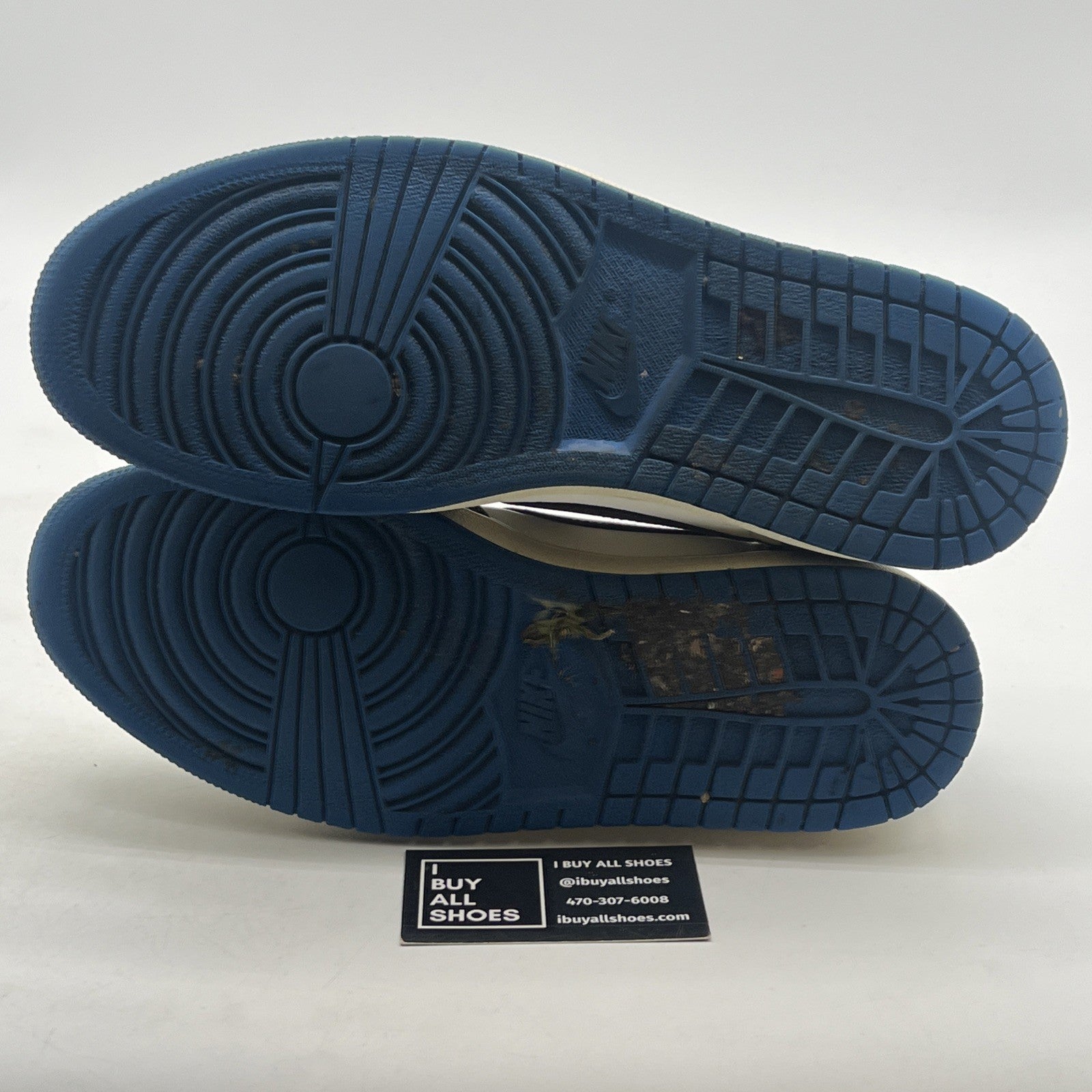 Size 10 - Jordan 1 Retro x Fragment Design x Travis Scott Low Blue (DM7866-140)