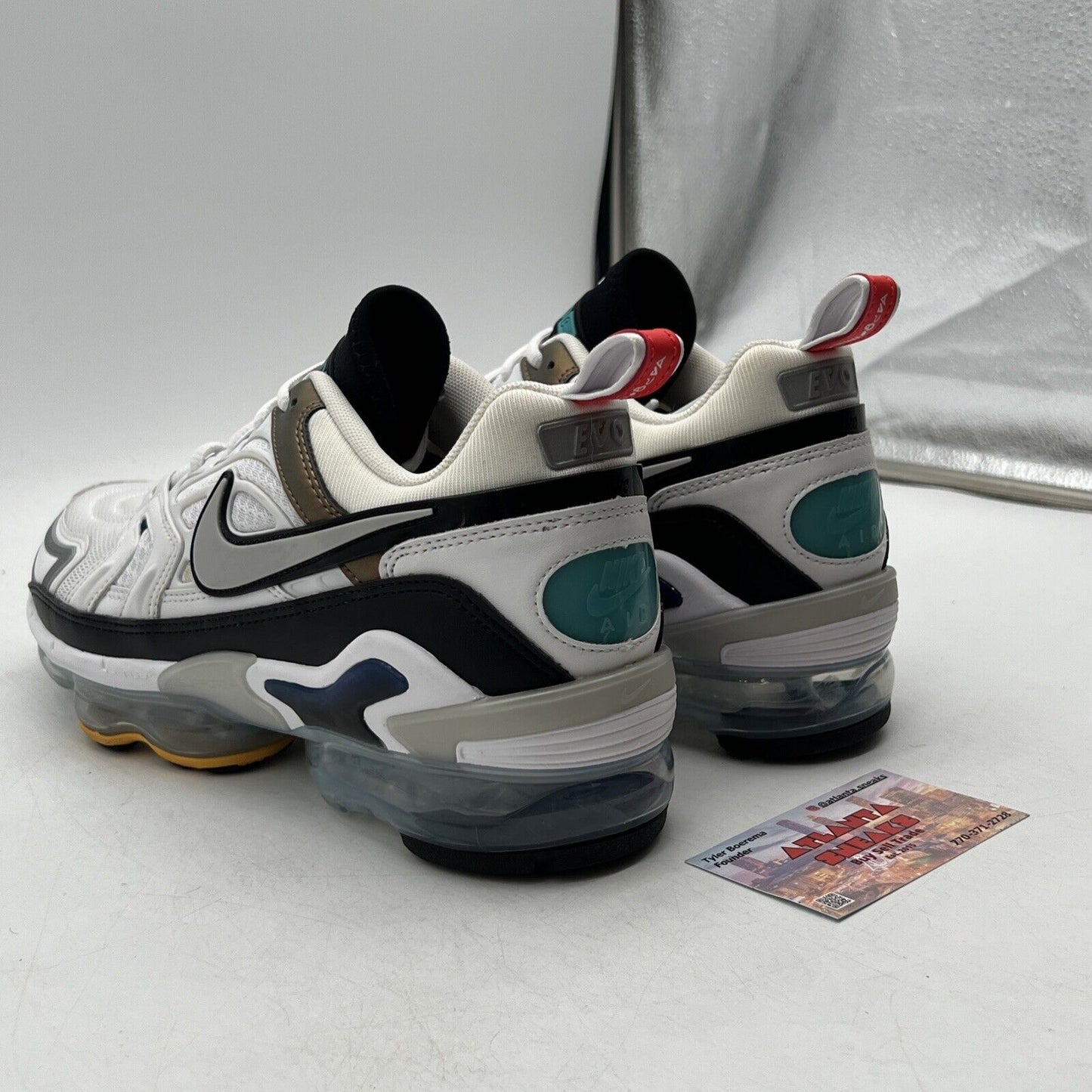 Size 11W - Nike Air VaporMax EVO Evolution of Icon W Navy Yellow  (DC9113-100)