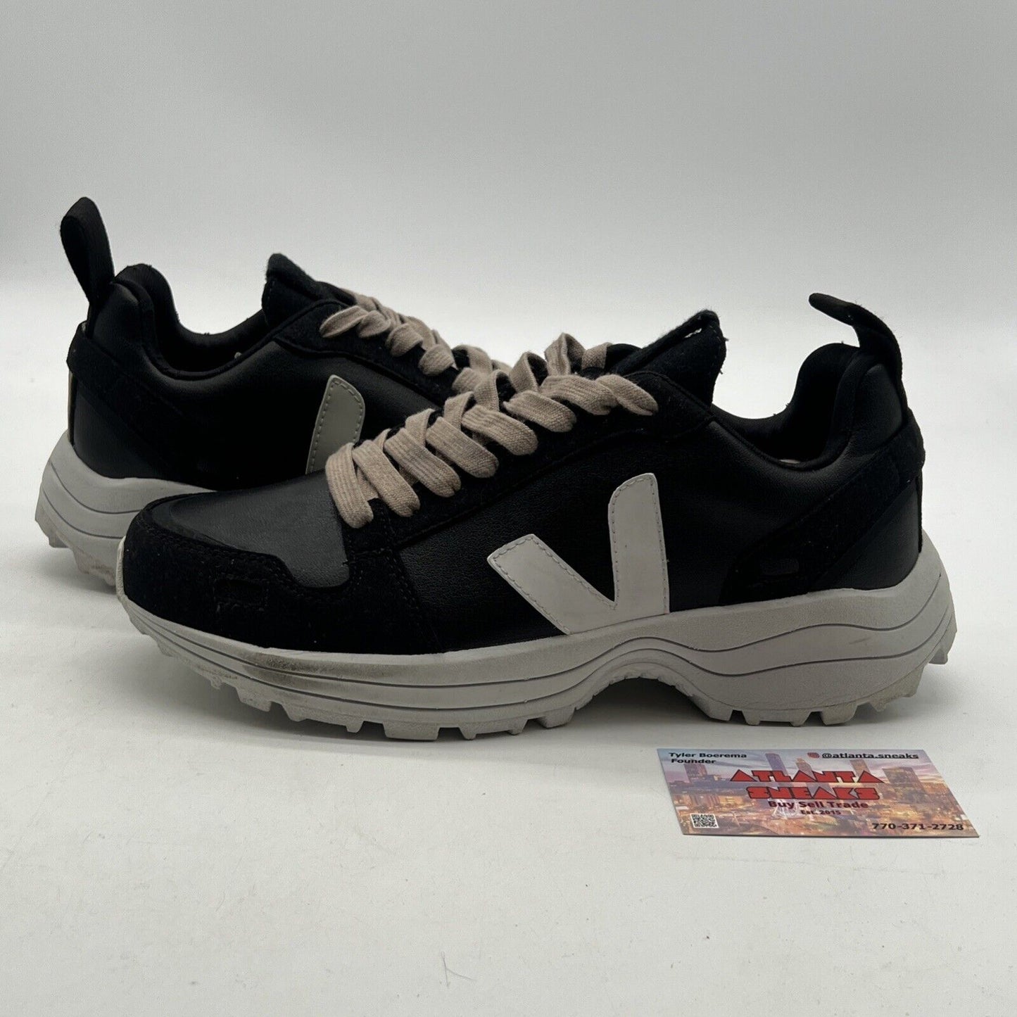 Size 9 - Rick Owens X Veja Hiking Shoes Geobasket Vegan EUC