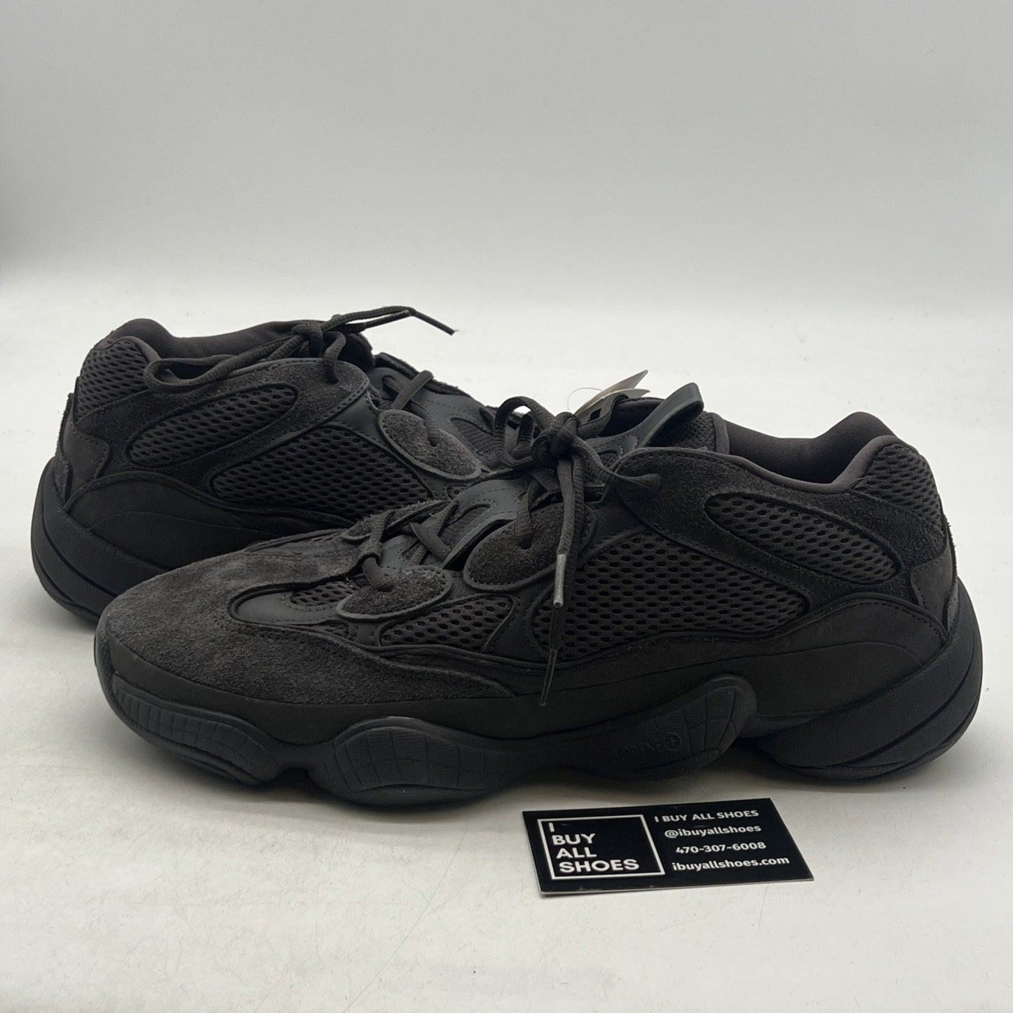 Size 13 - adidas Yeezy 500 Low Utility Black (F36640)