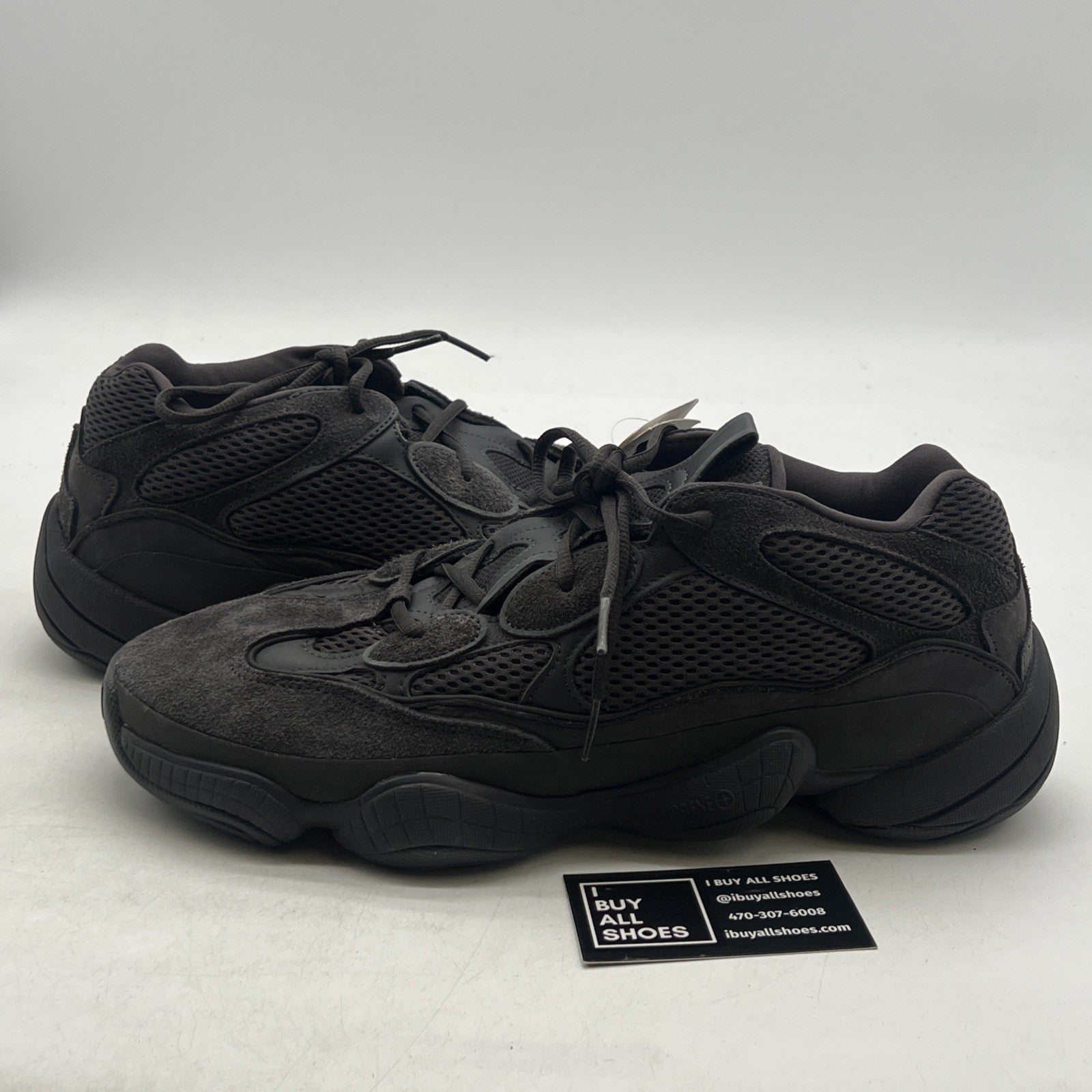 Size 13 - adidas Yeezy 500 Low Utility Black (F36640)