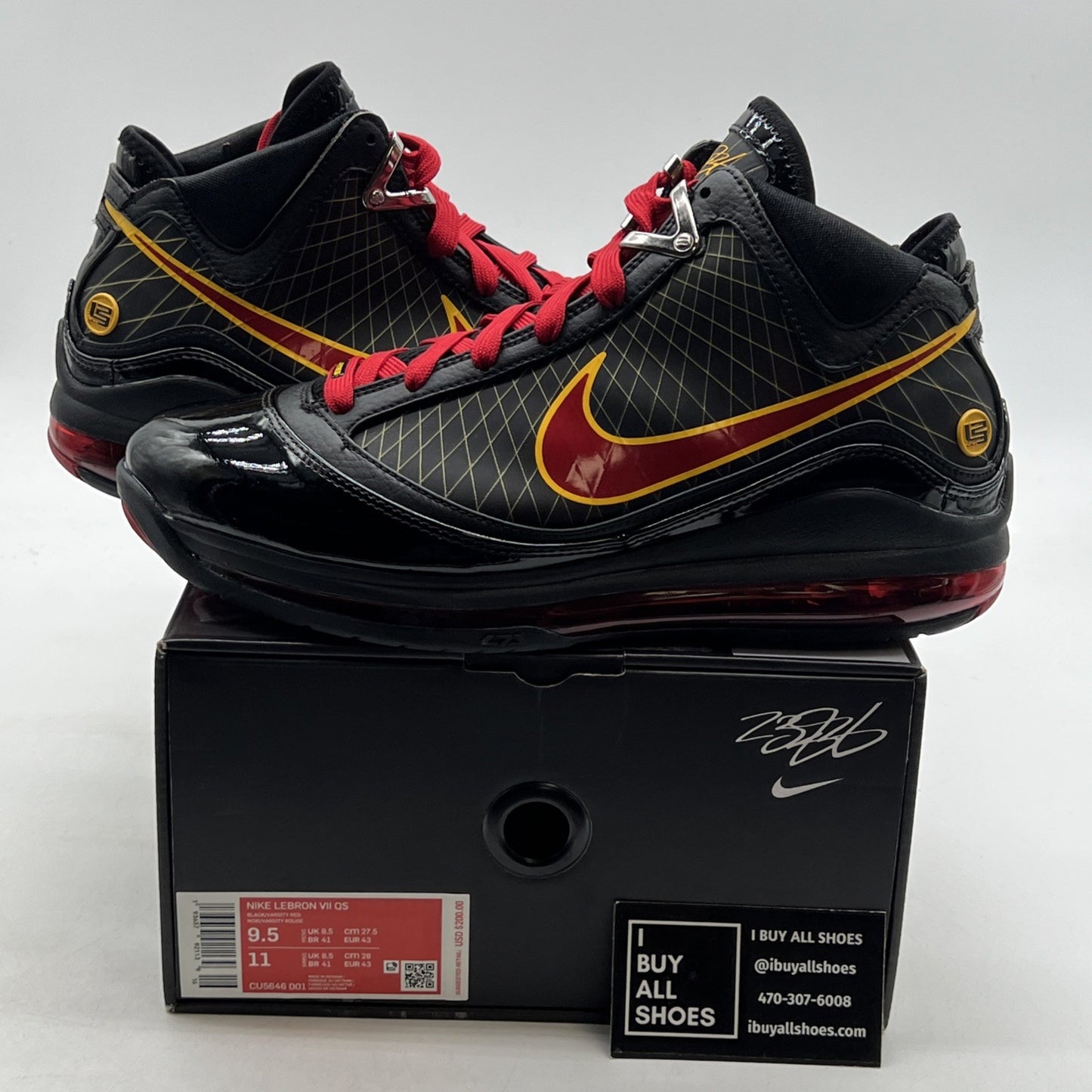 Size 9.5 - Nike Air Max LeBron 7 Fairfax (CU5646-001)