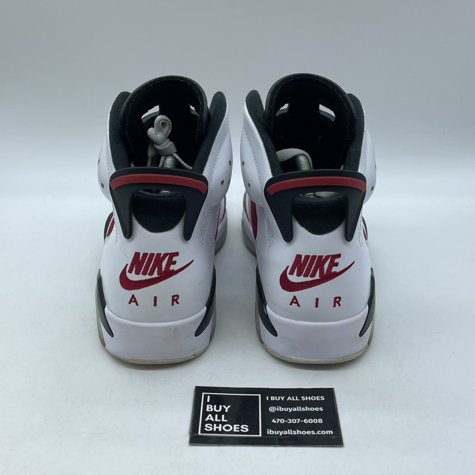 Size 8.5 - Jordan 6 Retro OG Mid Carmine White Red Leather Suede (CT8529-106)