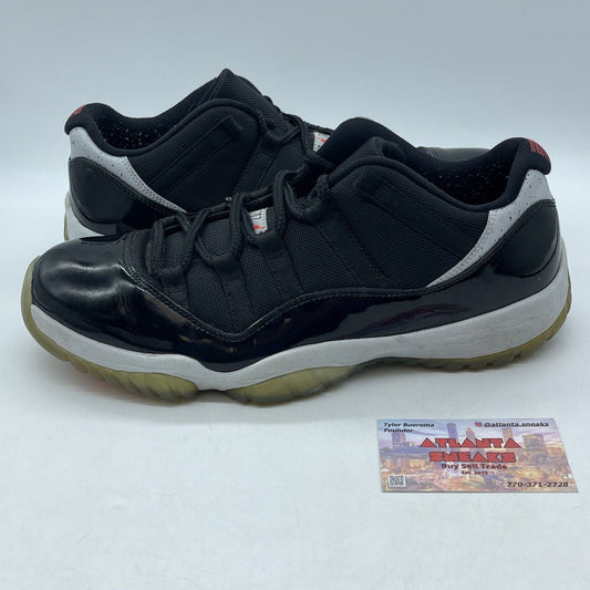 Size 11 - Air Jordan 11 Retro Low Infrared 23 Black White Red (528895-023)